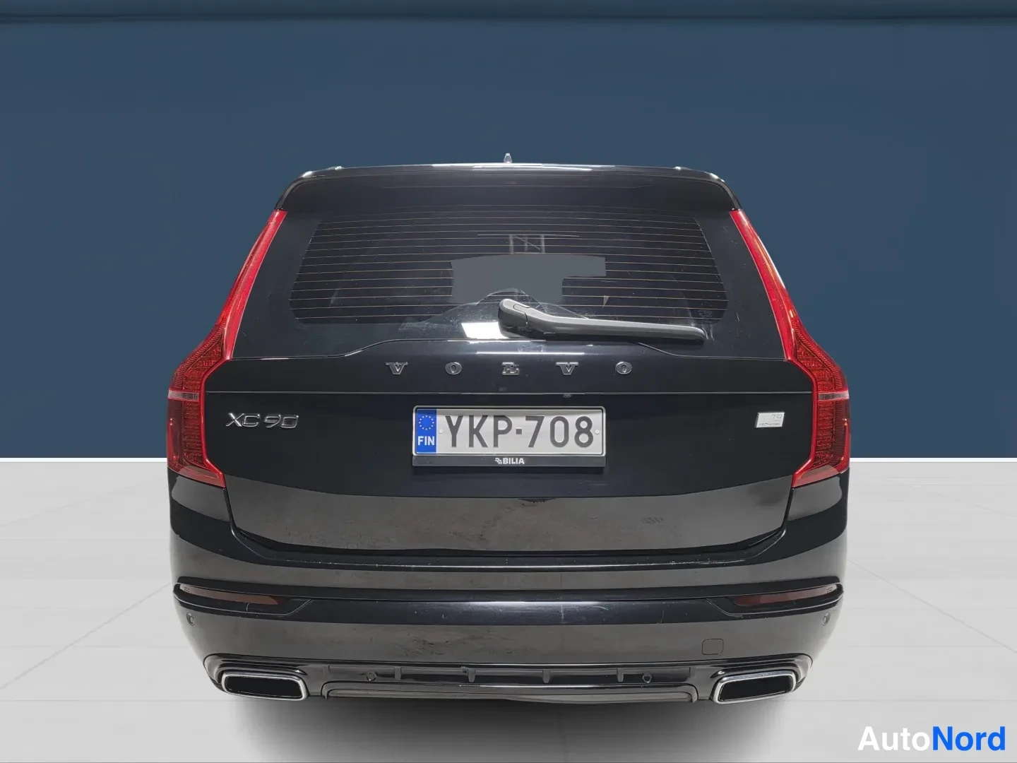 Musta Volvo XC90 2021, takaa, kuva 6