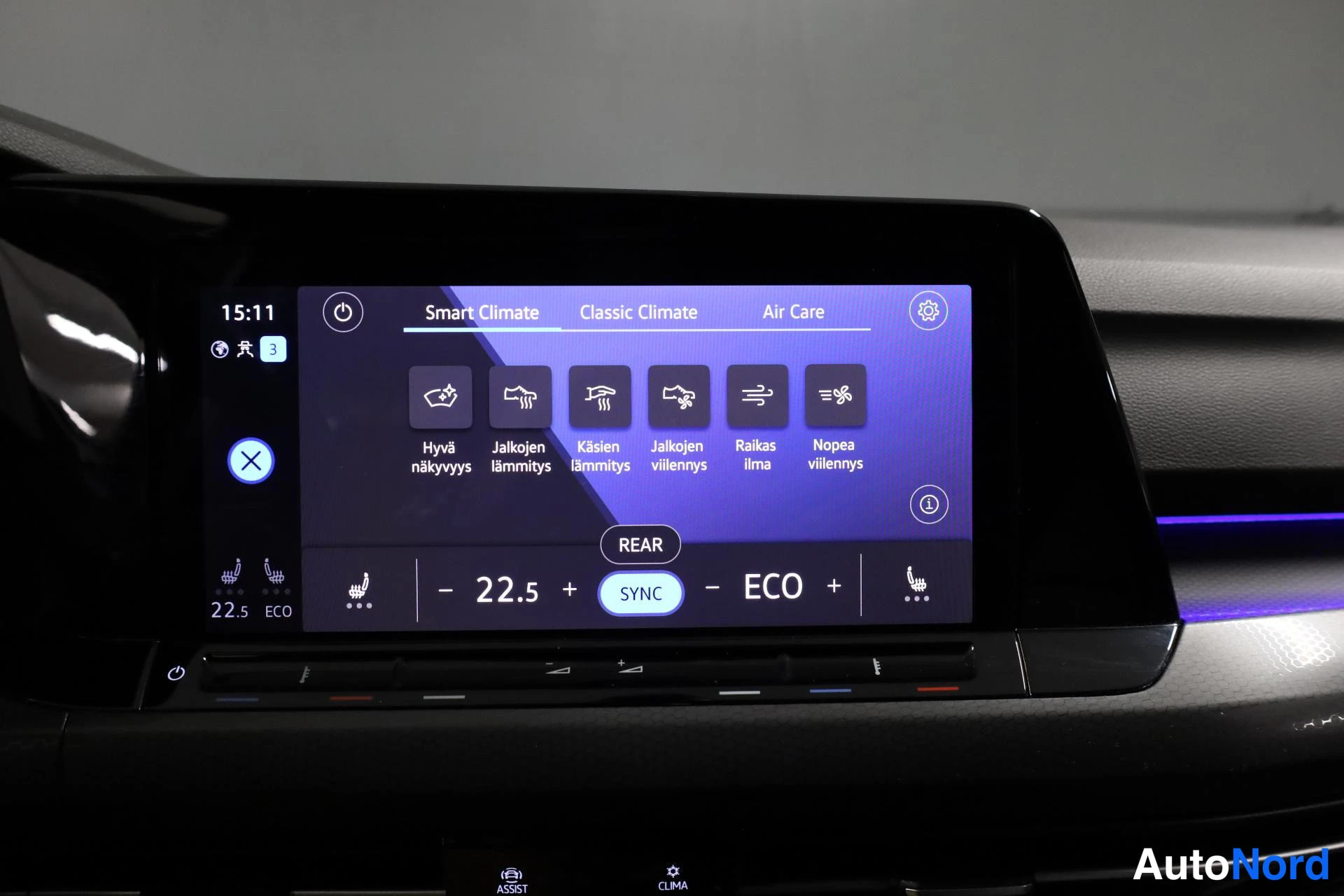 Grå Volkswagen Golf 2020, detalj, bild 21