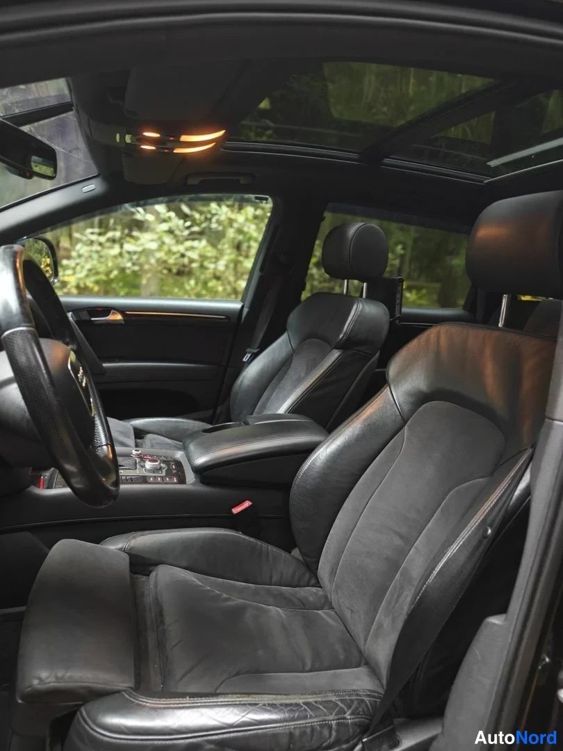 Svart Audi Q7 2008, framsäten, bild 8