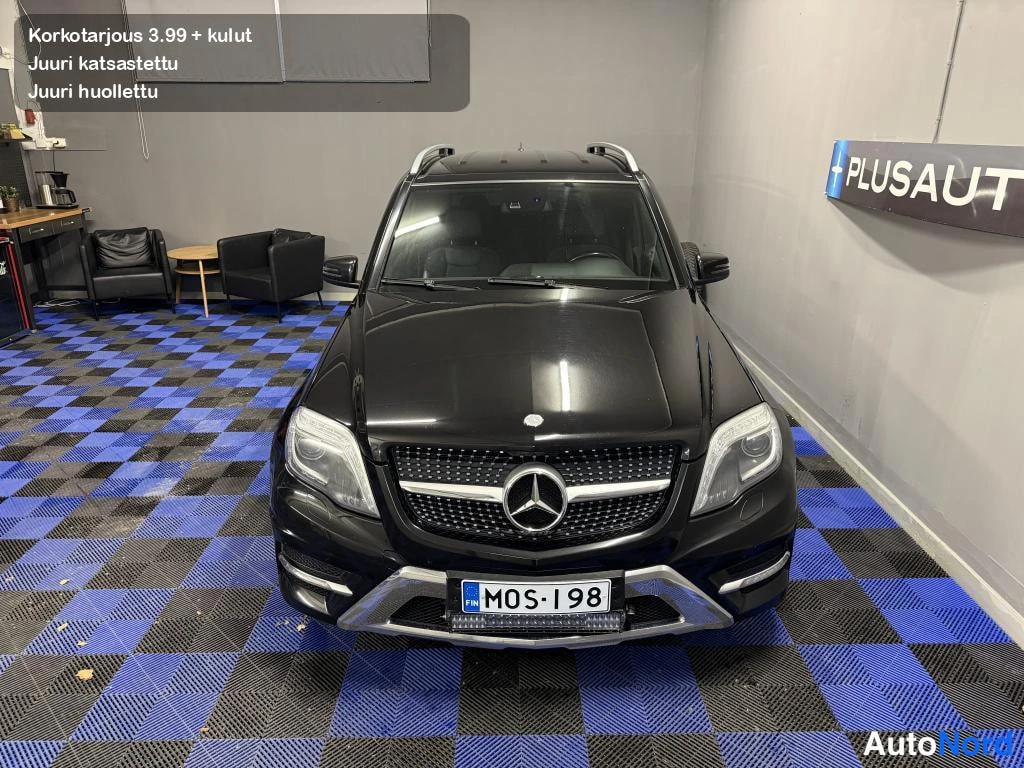 Black Mercedes-Benz GLK 220 d 4MATIC 2013, front, photo 6