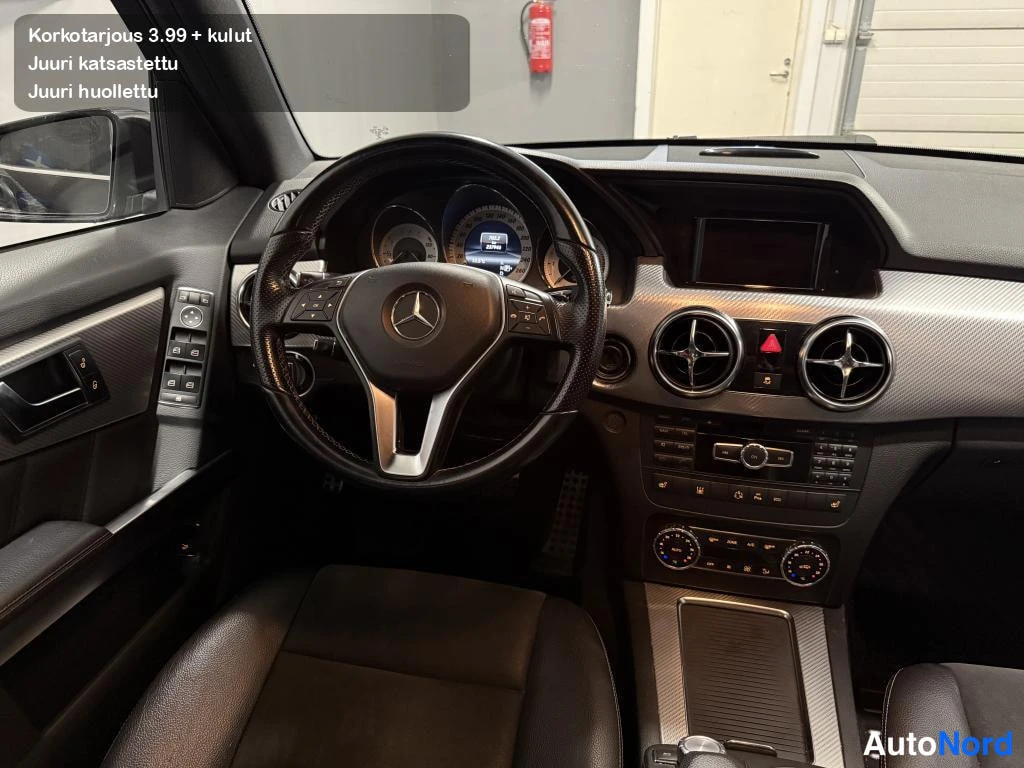 Black Mercedes-Benz GLK 220 d 4MATIC 2013, cockpit, photo 9
