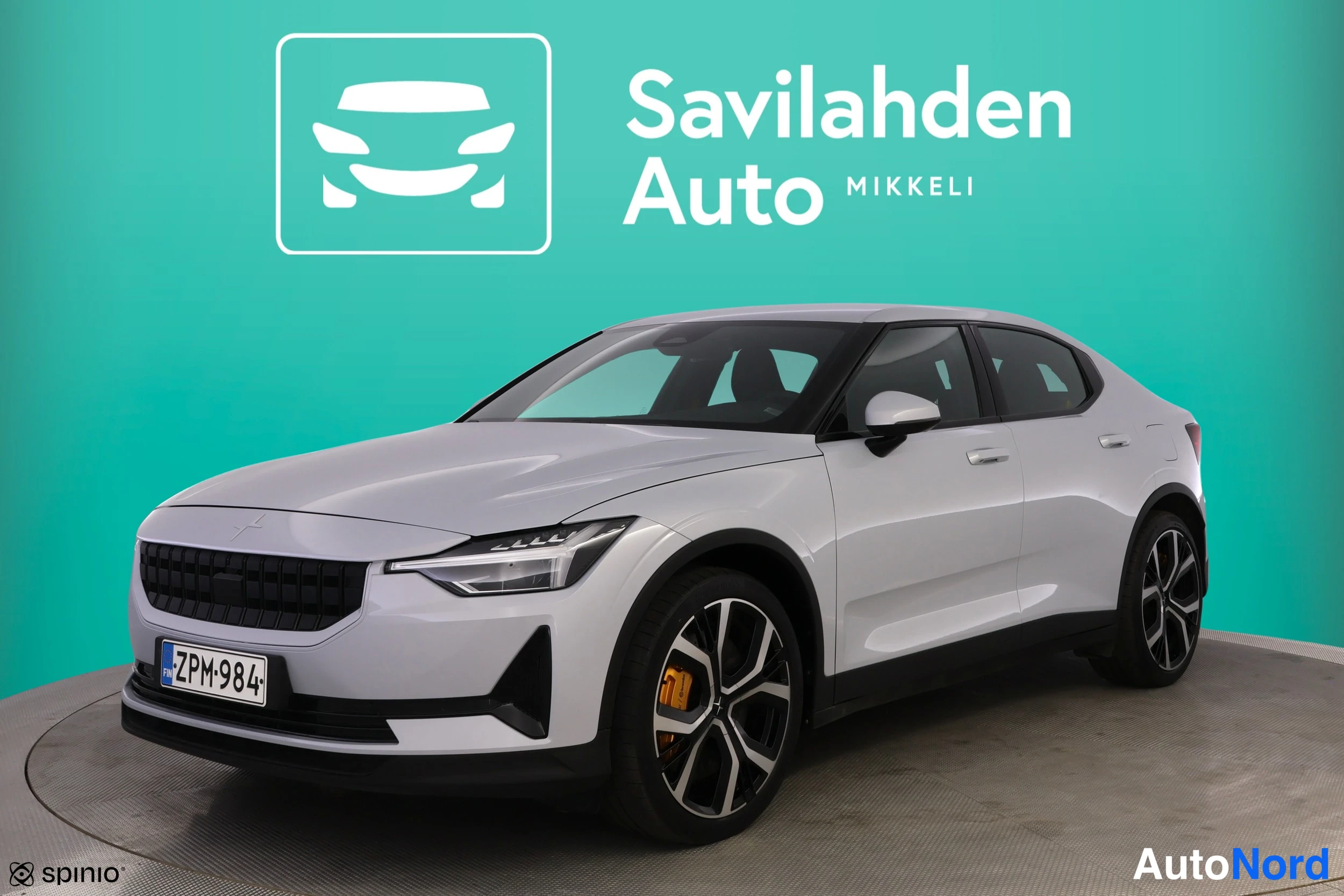 Harmaa Polestar 2 2022, kuva 2