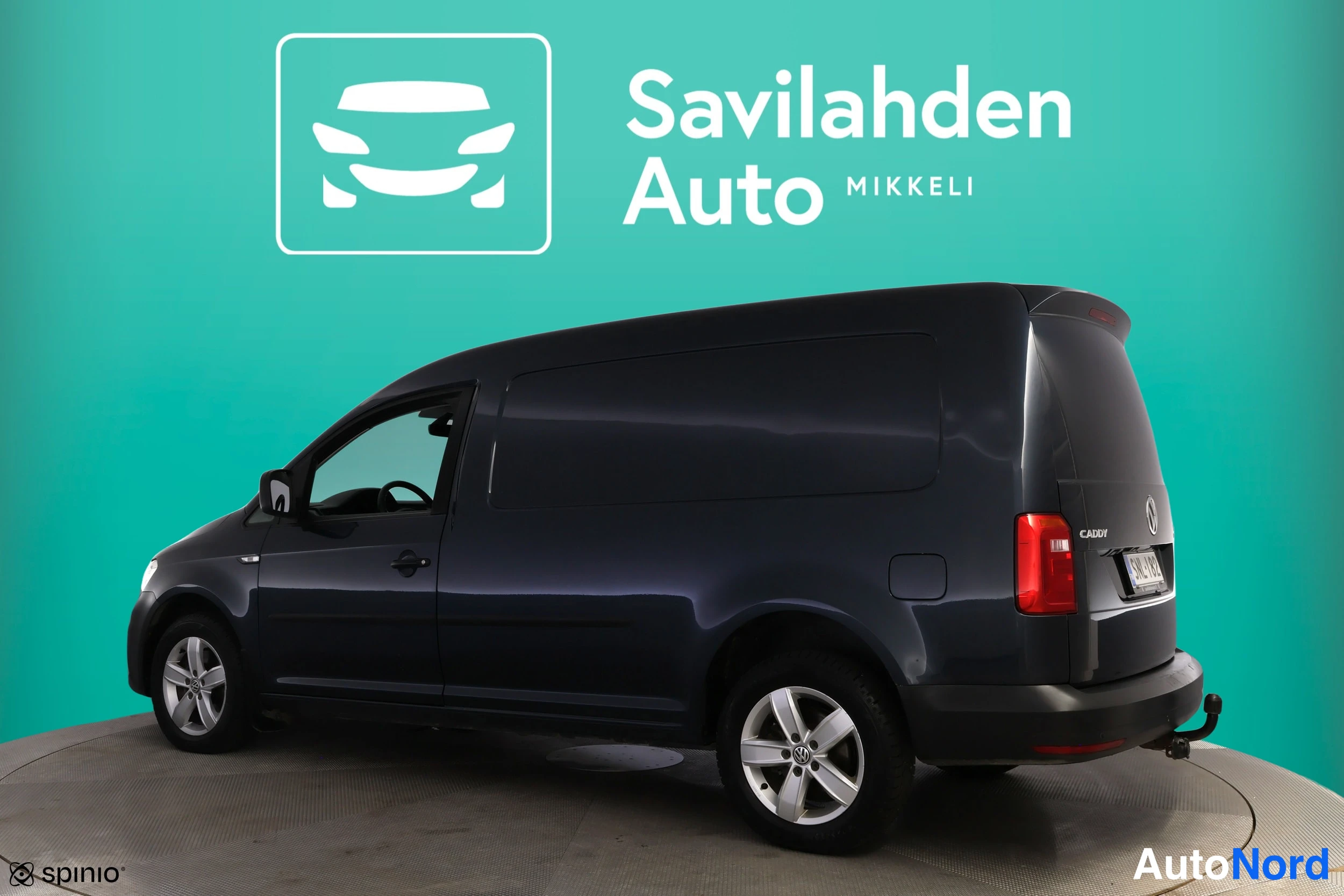 Sininen Volkswagen Caddy 2015, kuva 3
