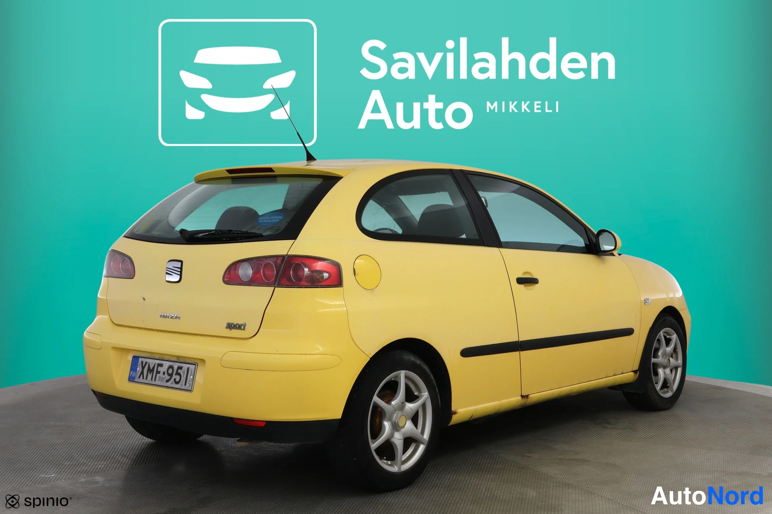 Keltainen Seat Ibiza 2003, kuva 8