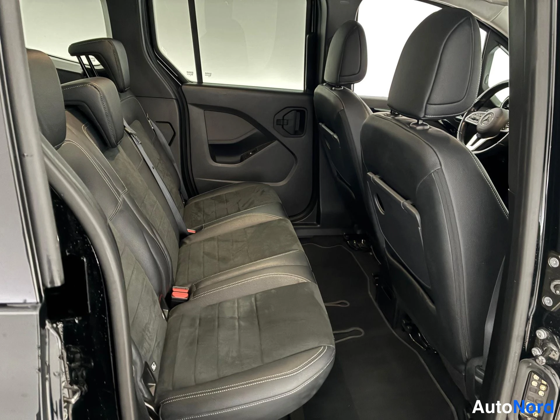 Black Mercedes-Benz T 180 2024, rear seats, photo 11