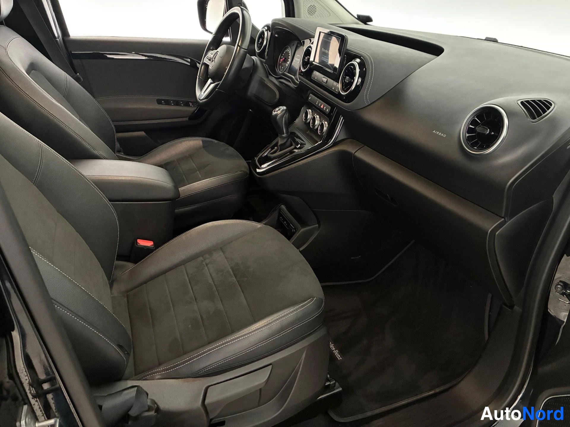 Black Mercedes-Benz T 180 2024, cockpit, photo 9