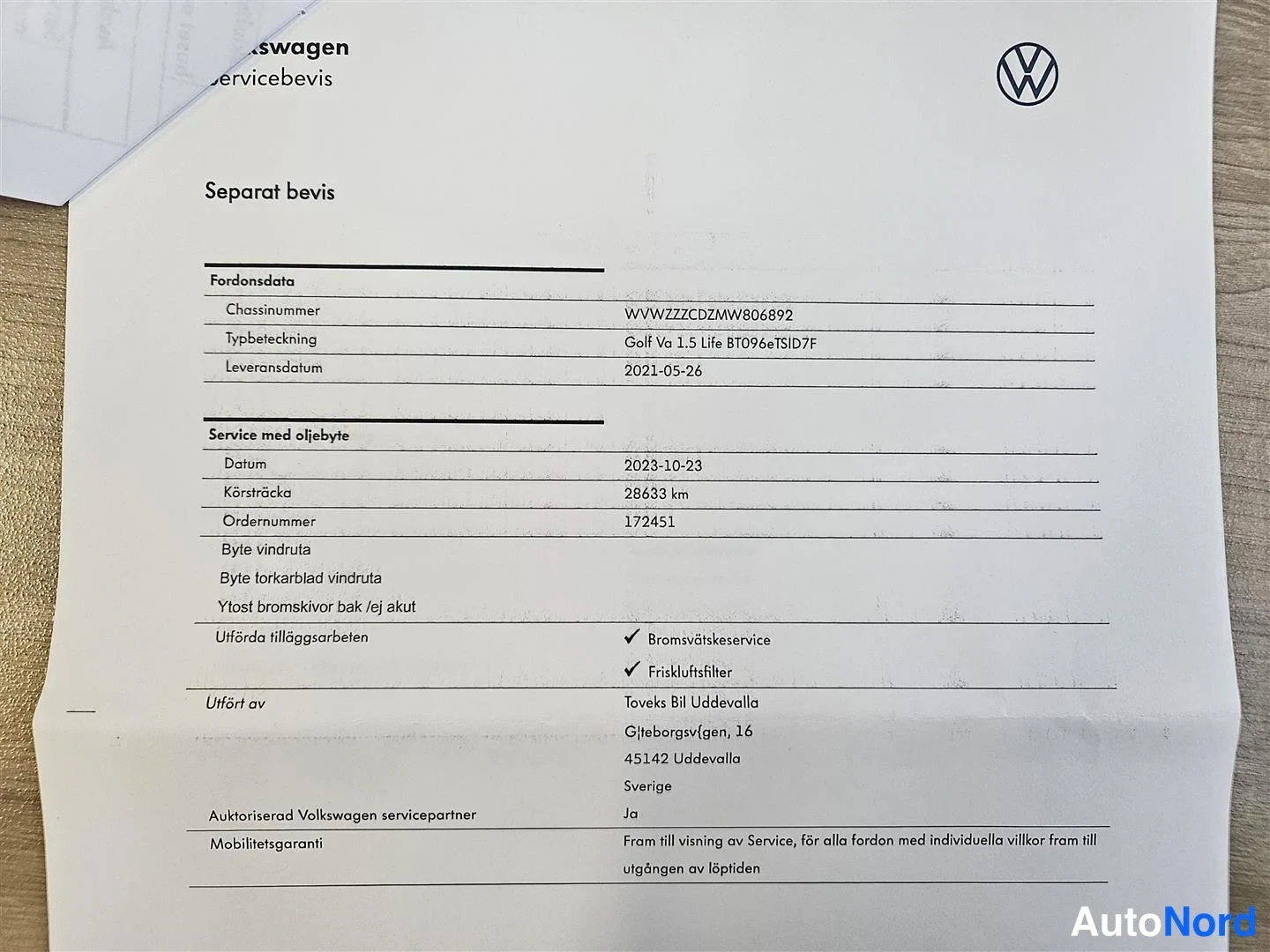 Silver Volkswagen Golf Variant 2021, dokument, bild 20