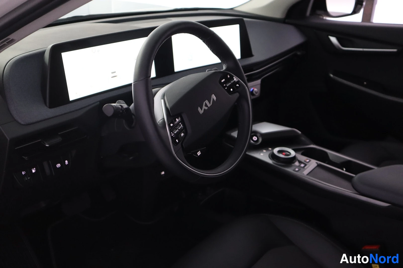 White Kia EV6 2024, cockpit, photo 8
