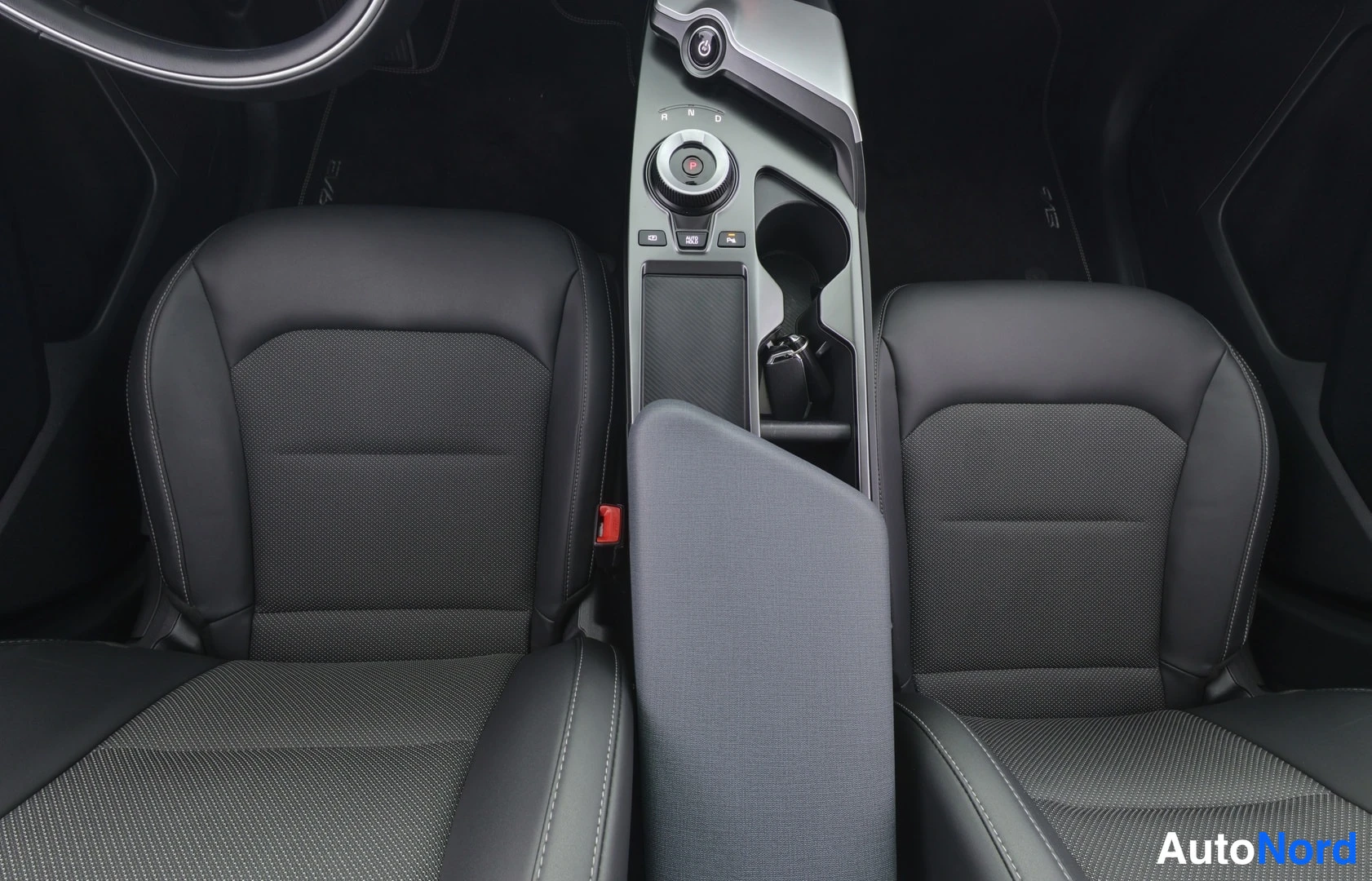 White Kia EV6 2024, front seats, photo 10