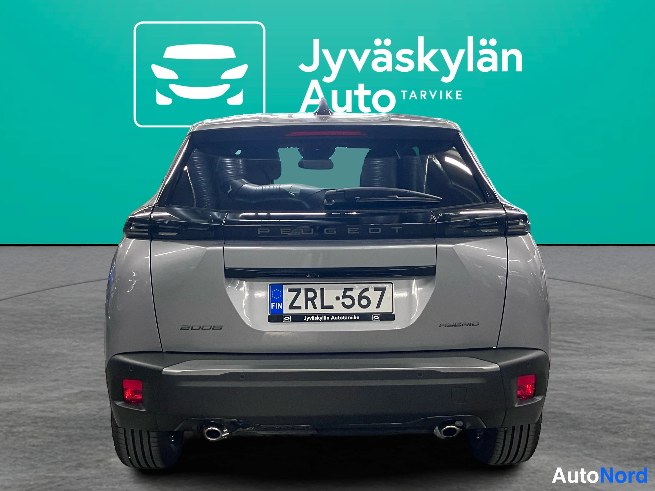 Grå Peugeot 2008 2026, bakifrån, bild 11