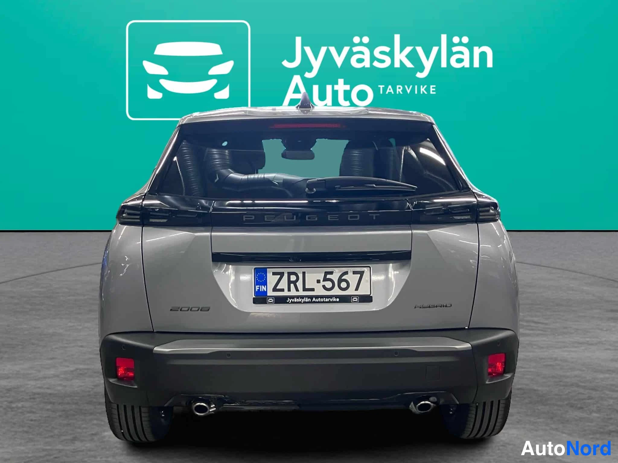 Grå Peugeot 2008 2026, bakifrån, bild 12