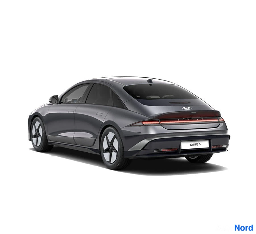 Grey Hyundai IONIQ 6 2026, rear three-quarter, photo 23