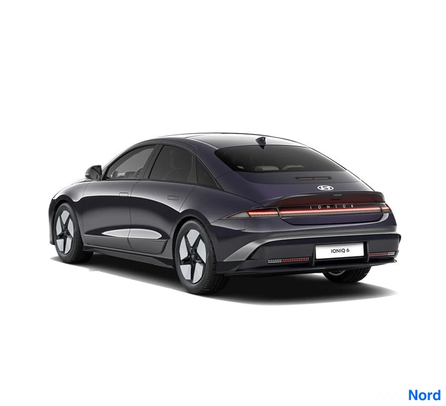 Blå Hyundai IONIQ 6 2026, snett bakifrån, bild 20