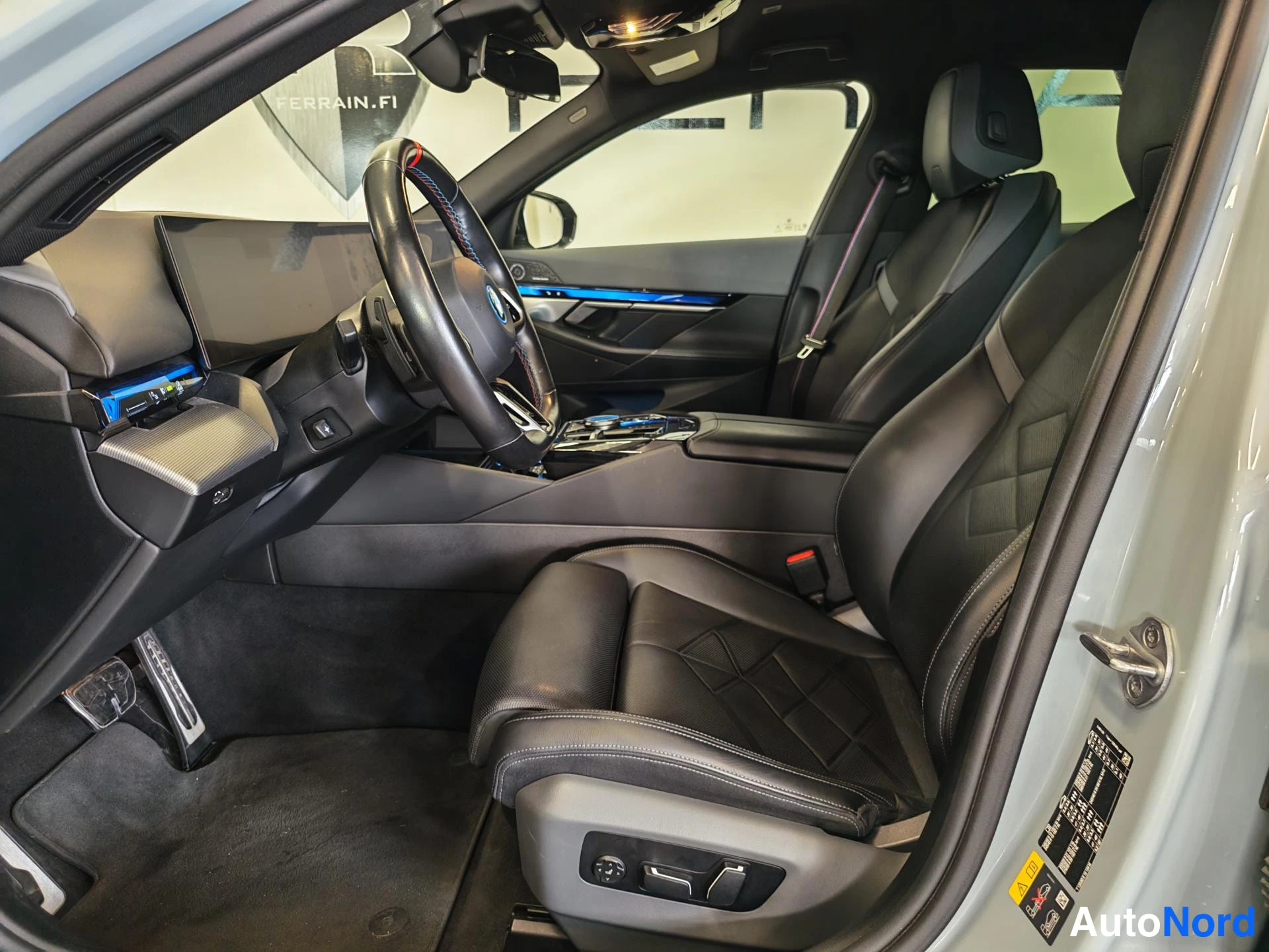 Grey BMW i5 2024, cockpit, photo 10