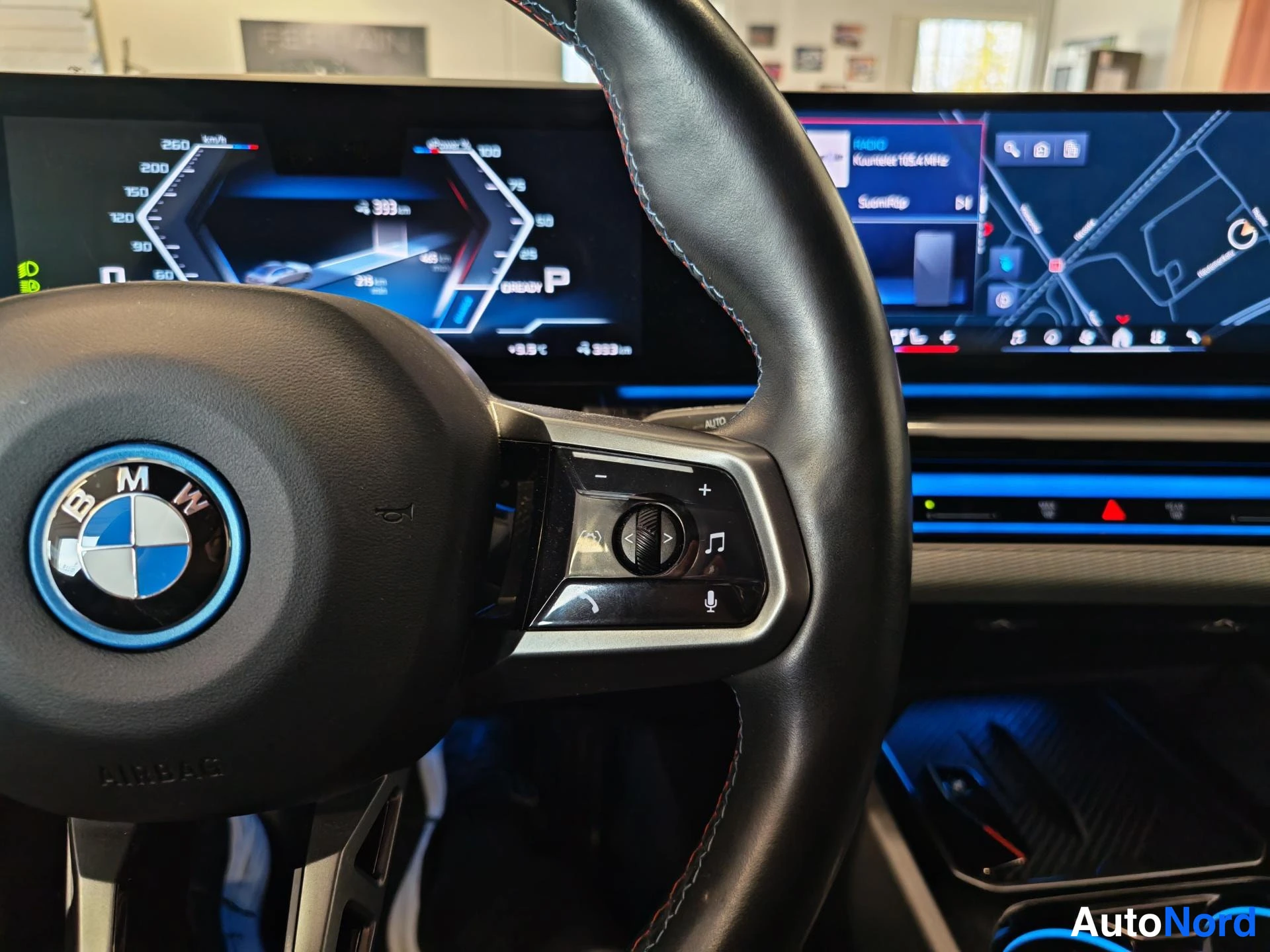 Grey BMW i5 2024, cockpit, photo 12