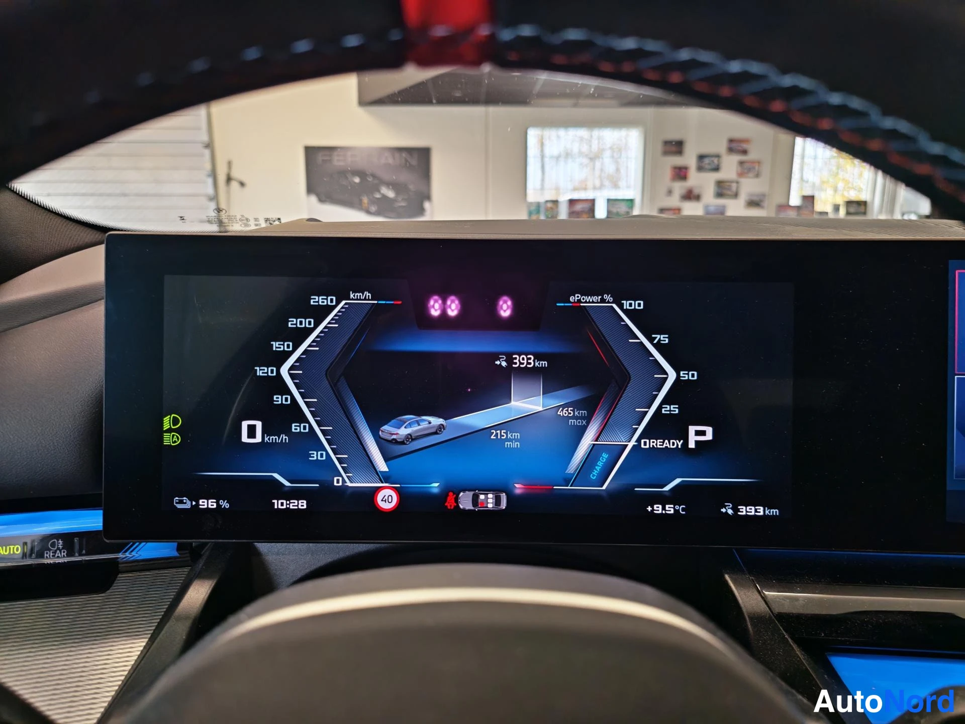 Grey BMW i5 2024, detail, photo 20