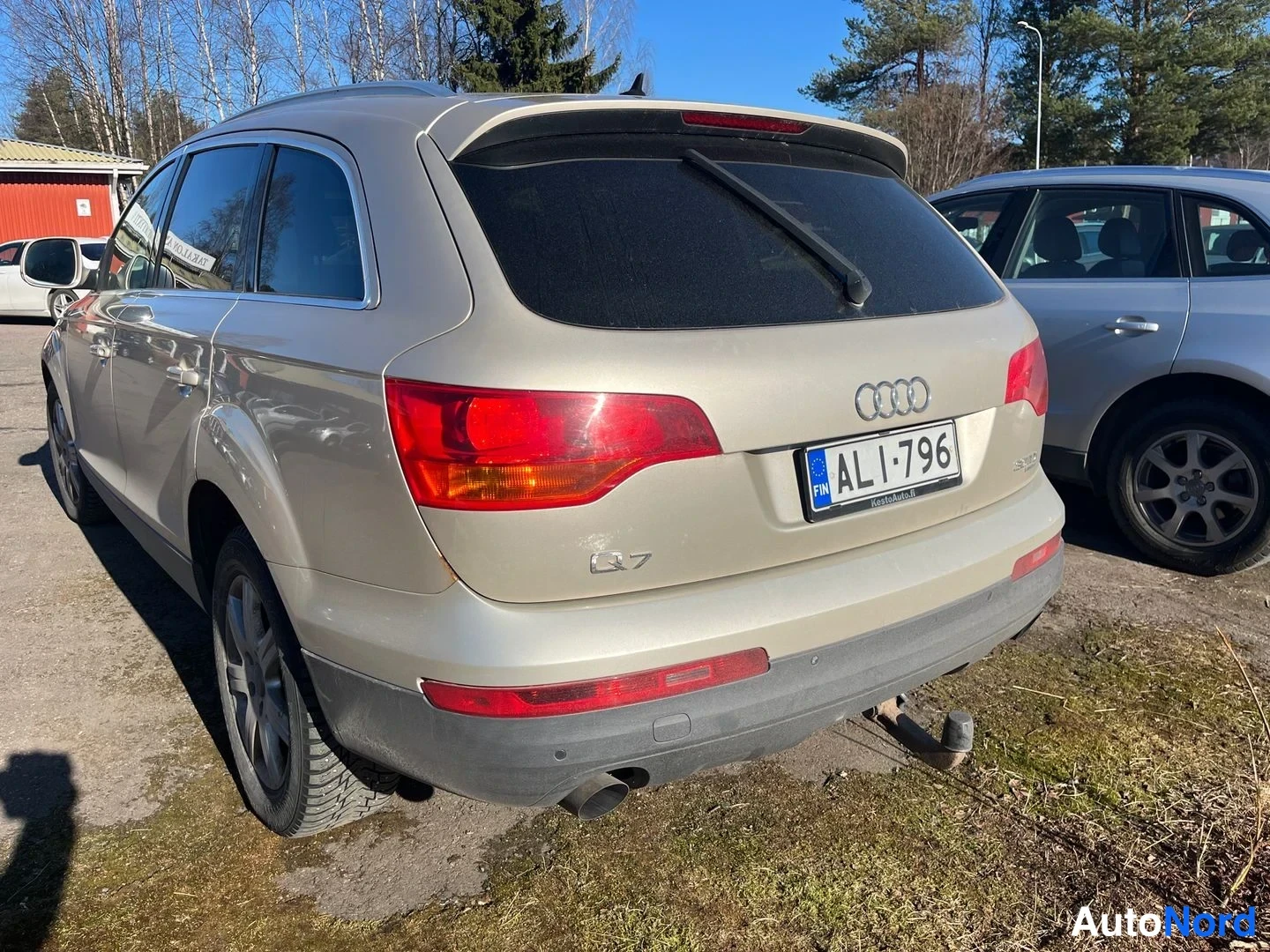 Beige Audi Q7 2006, takaviisto, kuva 4