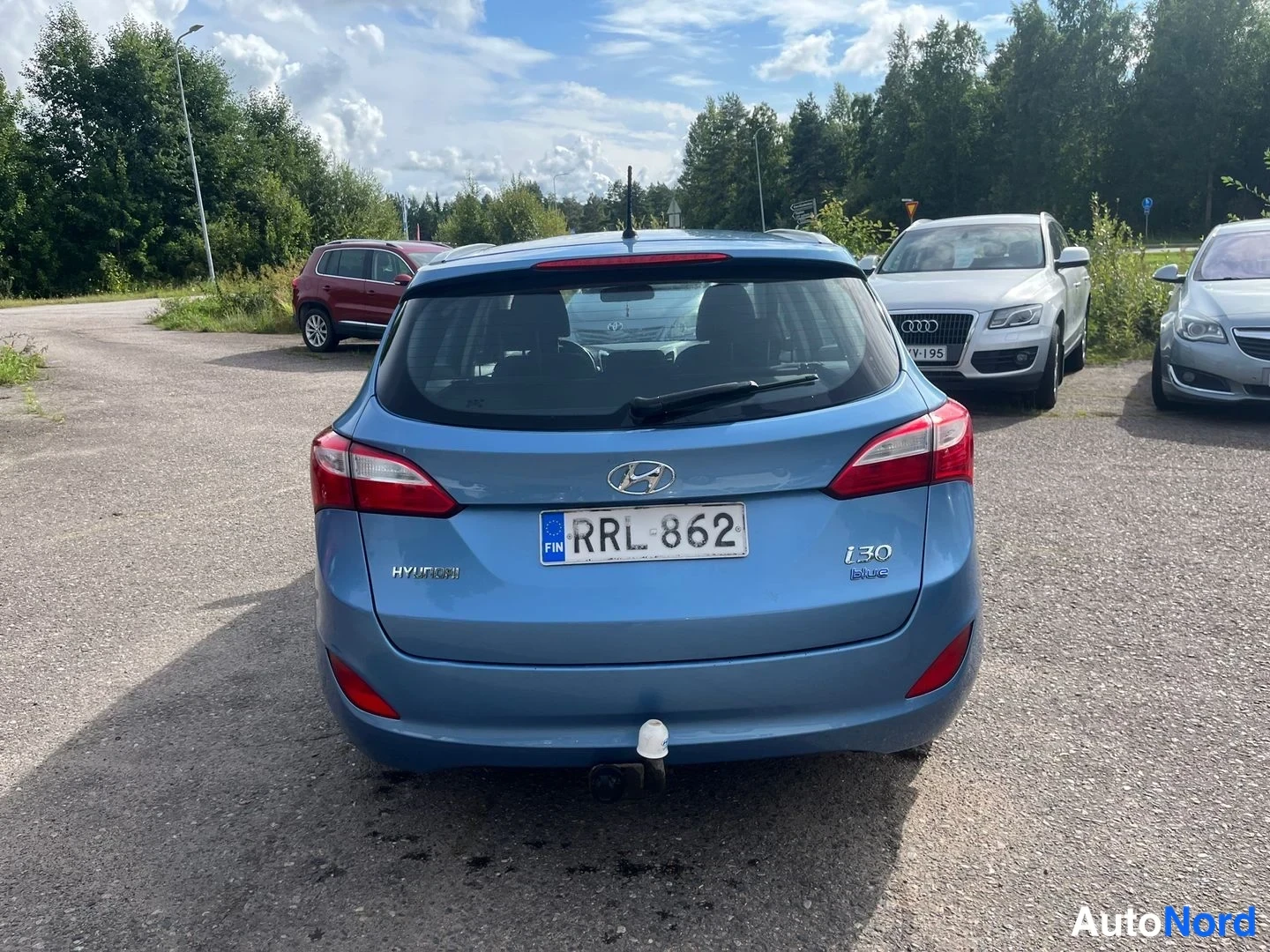 Sininen Hyundai i30 2013, takaa, kuva 4
