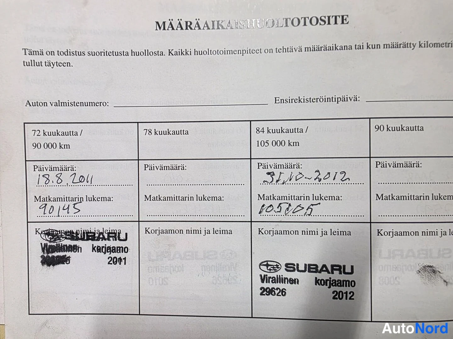 Svart Subaru Forester 2005, dokument, bild 27