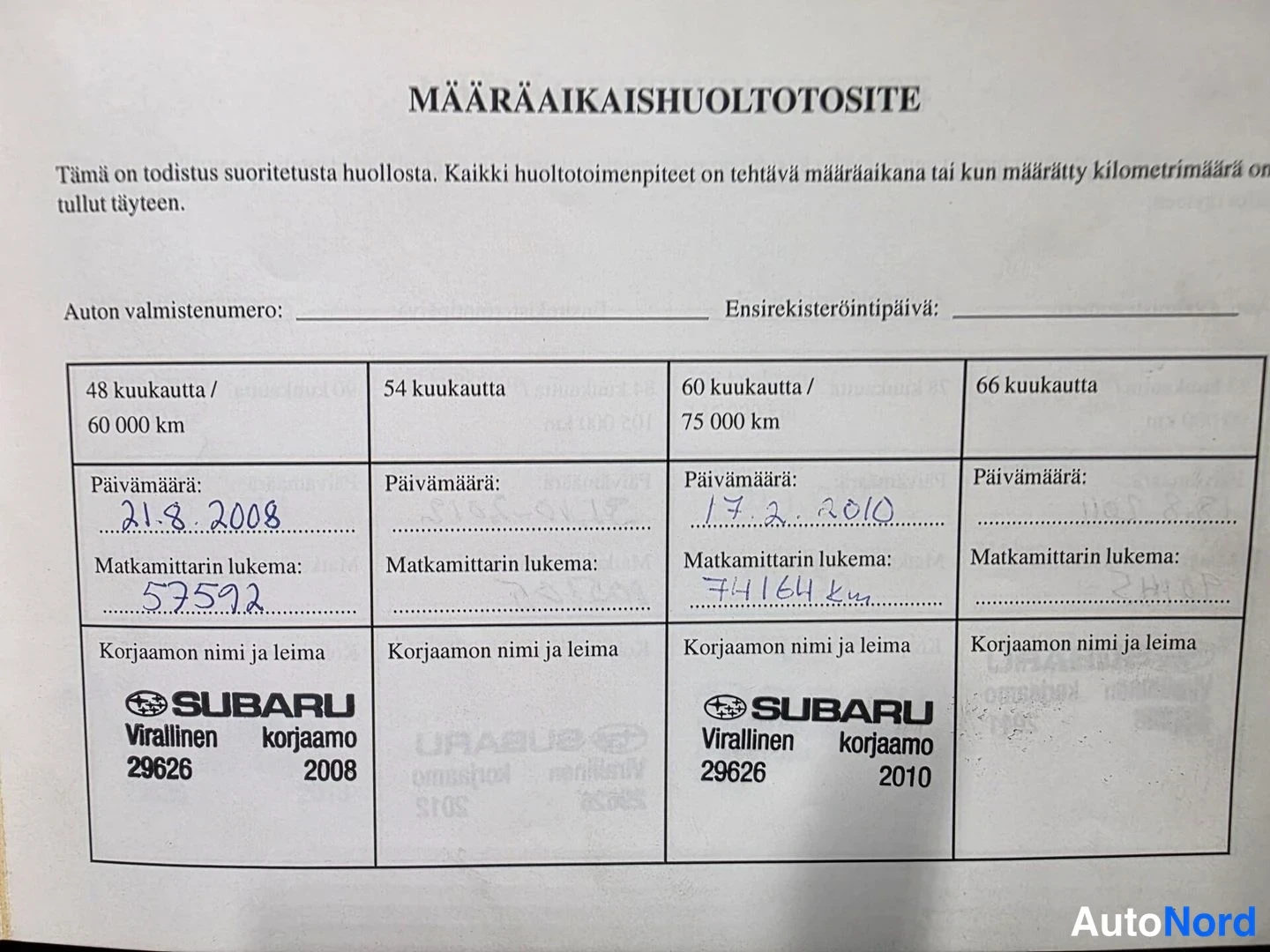 Svart Subaru Forester 2005, dokument, bild 28