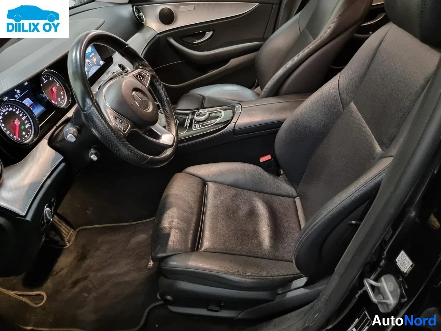 Svart Mercedes-Benz E 220 d 2017, framsäten, bild 10