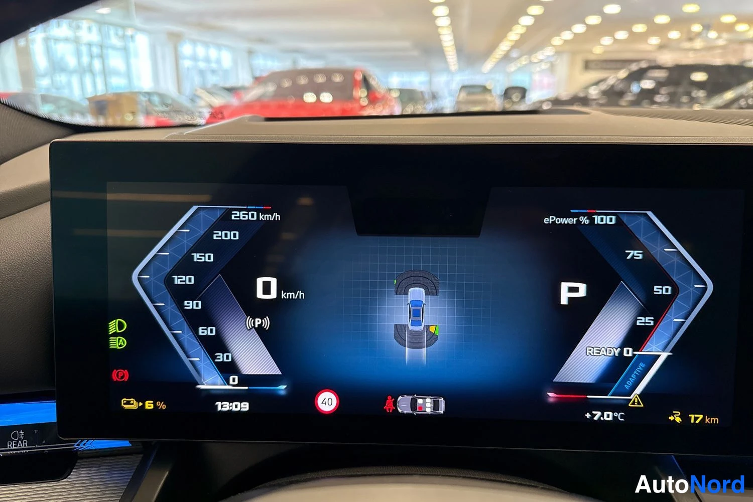 Grey BMW i5 2024, detail, photo 20