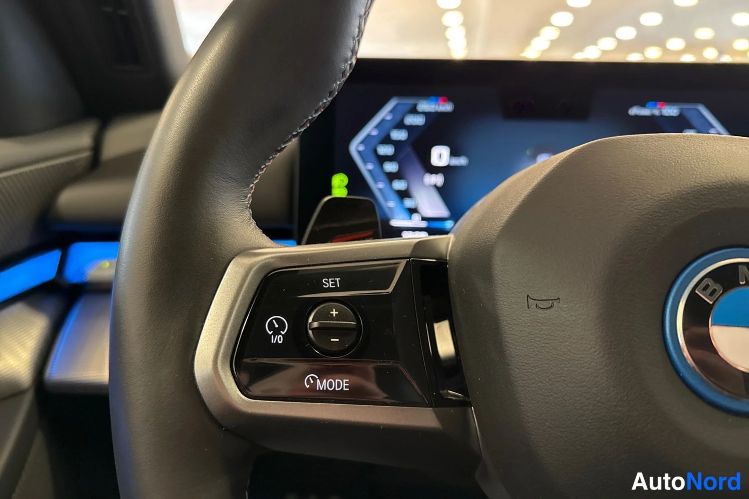 Grey BMW i5 2024, detail, photo 21