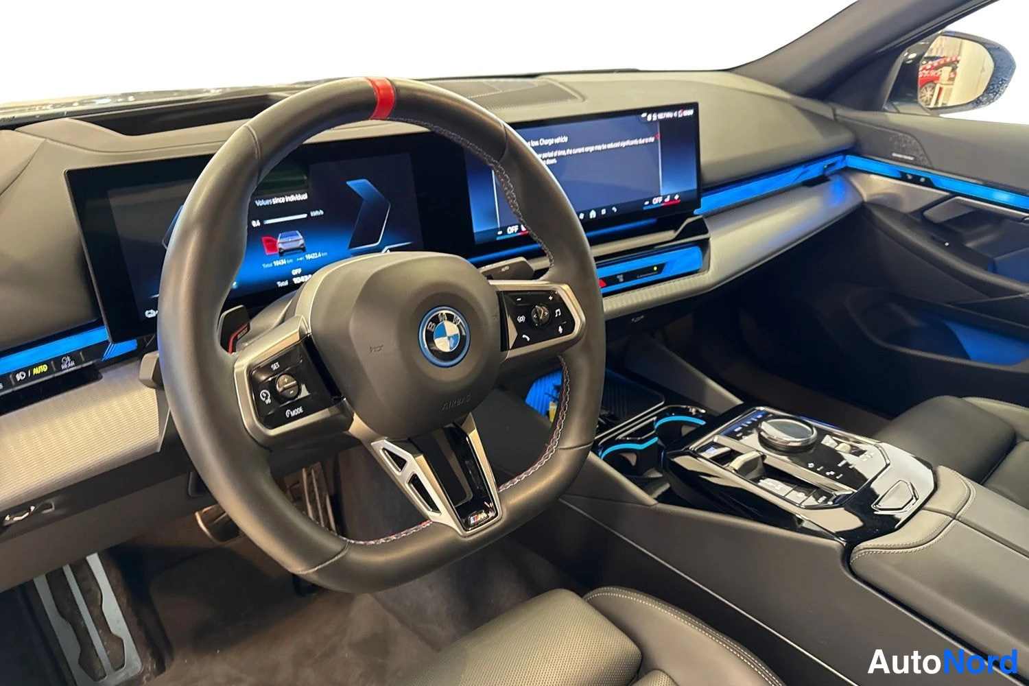 Grey BMW i5 2024, cockpit, photo 6