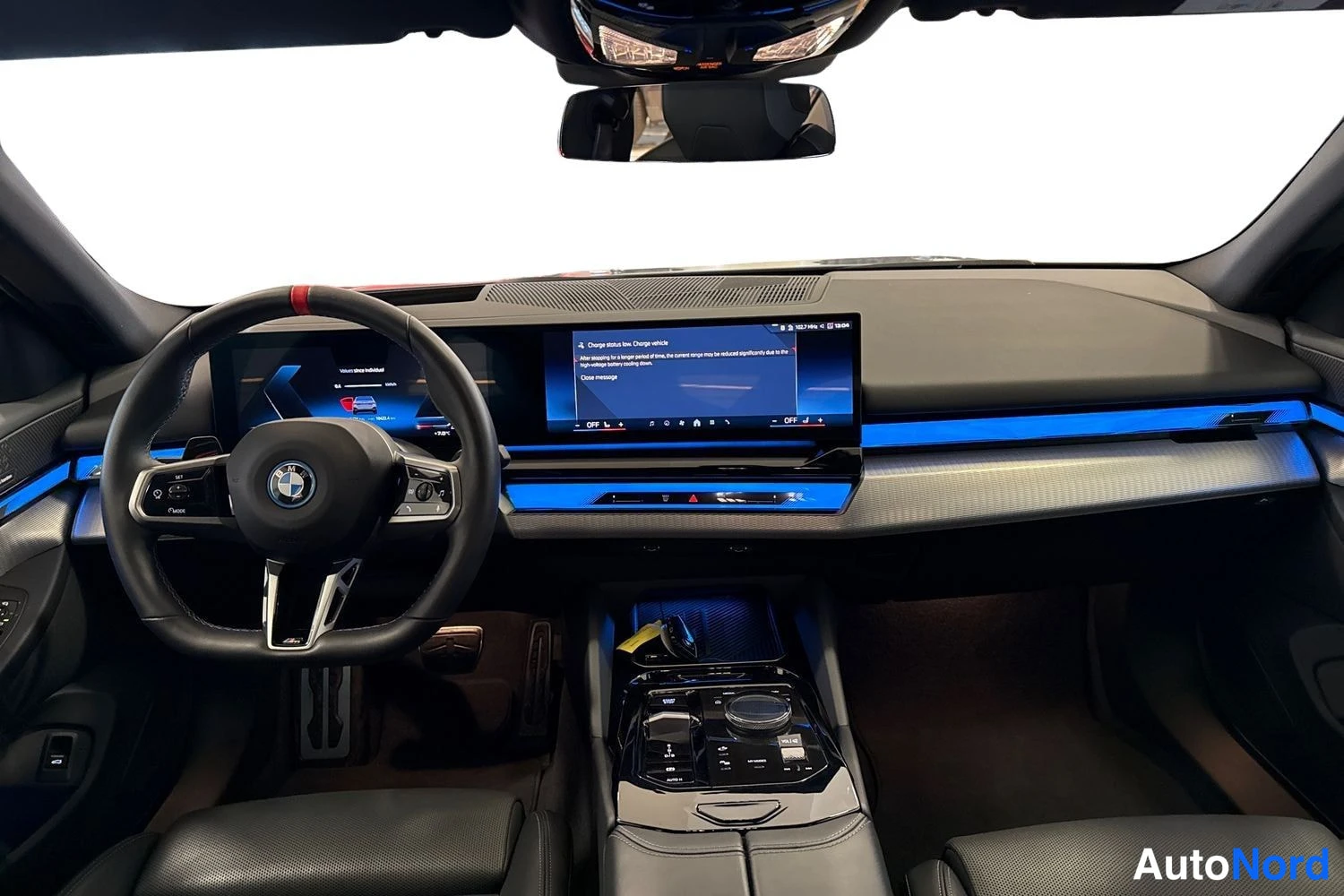 Grey BMW i5 2024, cockpit, photo 8