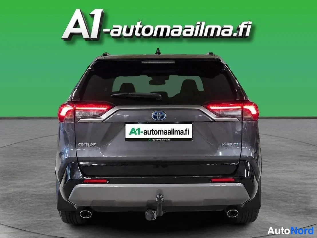 Grå Toyota RAV4 2019, bakifrån, bild 5
