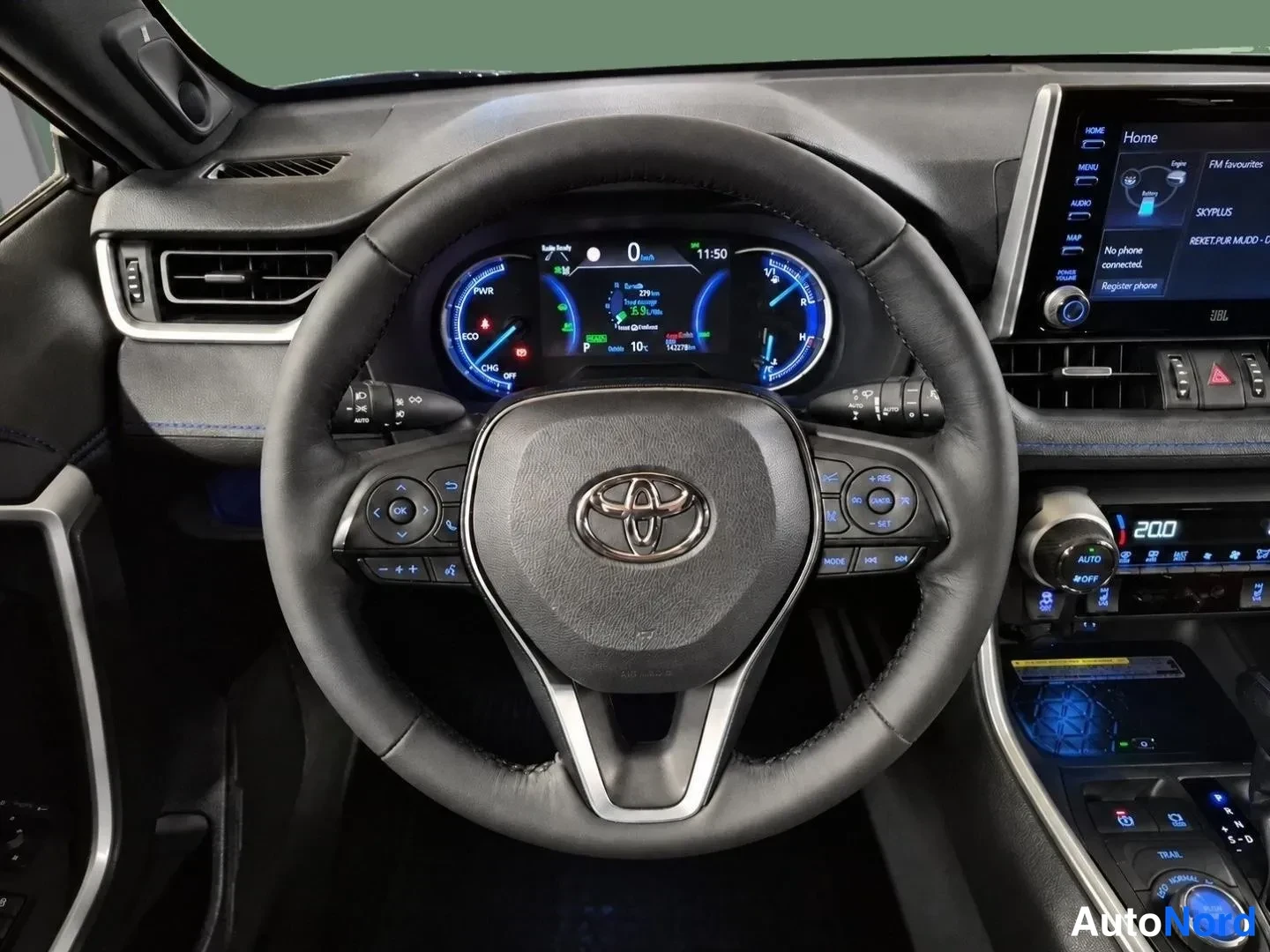 Grå Toyota RAV4 2019, detalj, bild 11