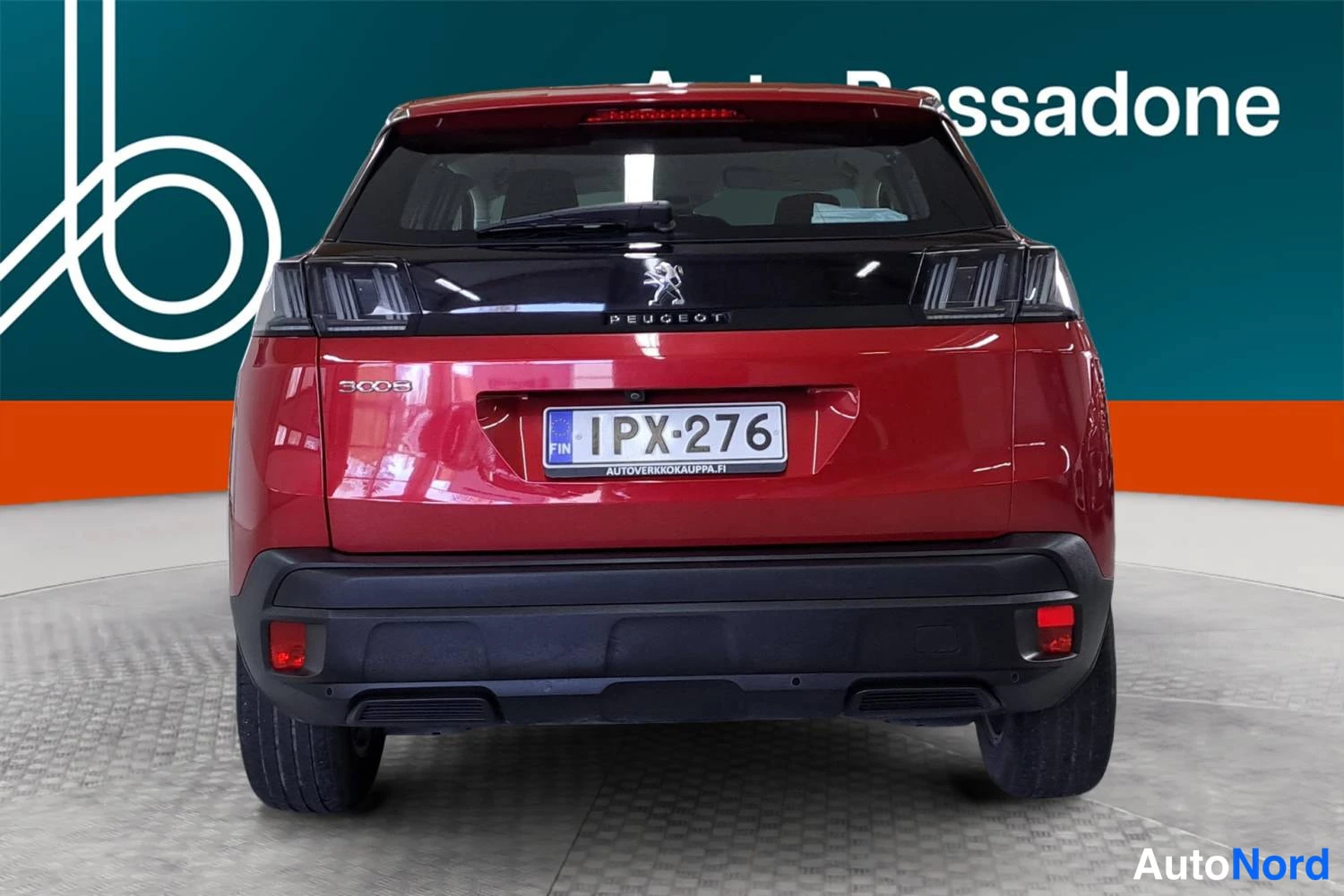 Punainen Peugeot 3008 2022, takaa, kuva 8