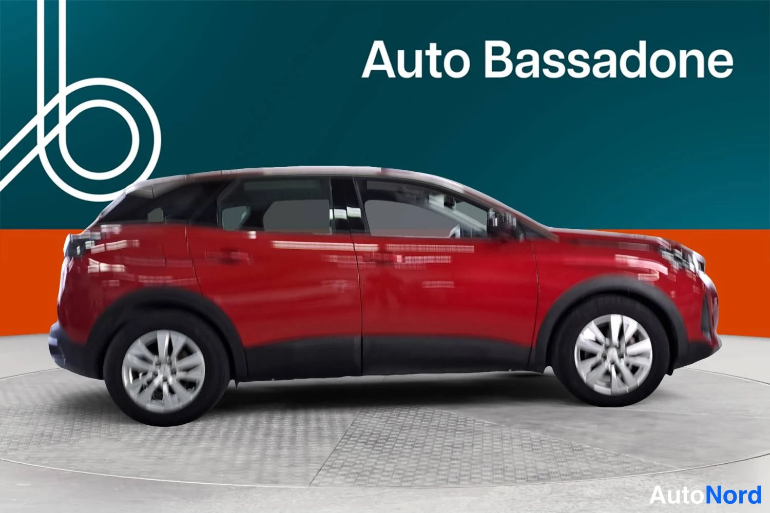 Punainen Peugeot 3008 2022, sivulta, kuva 5