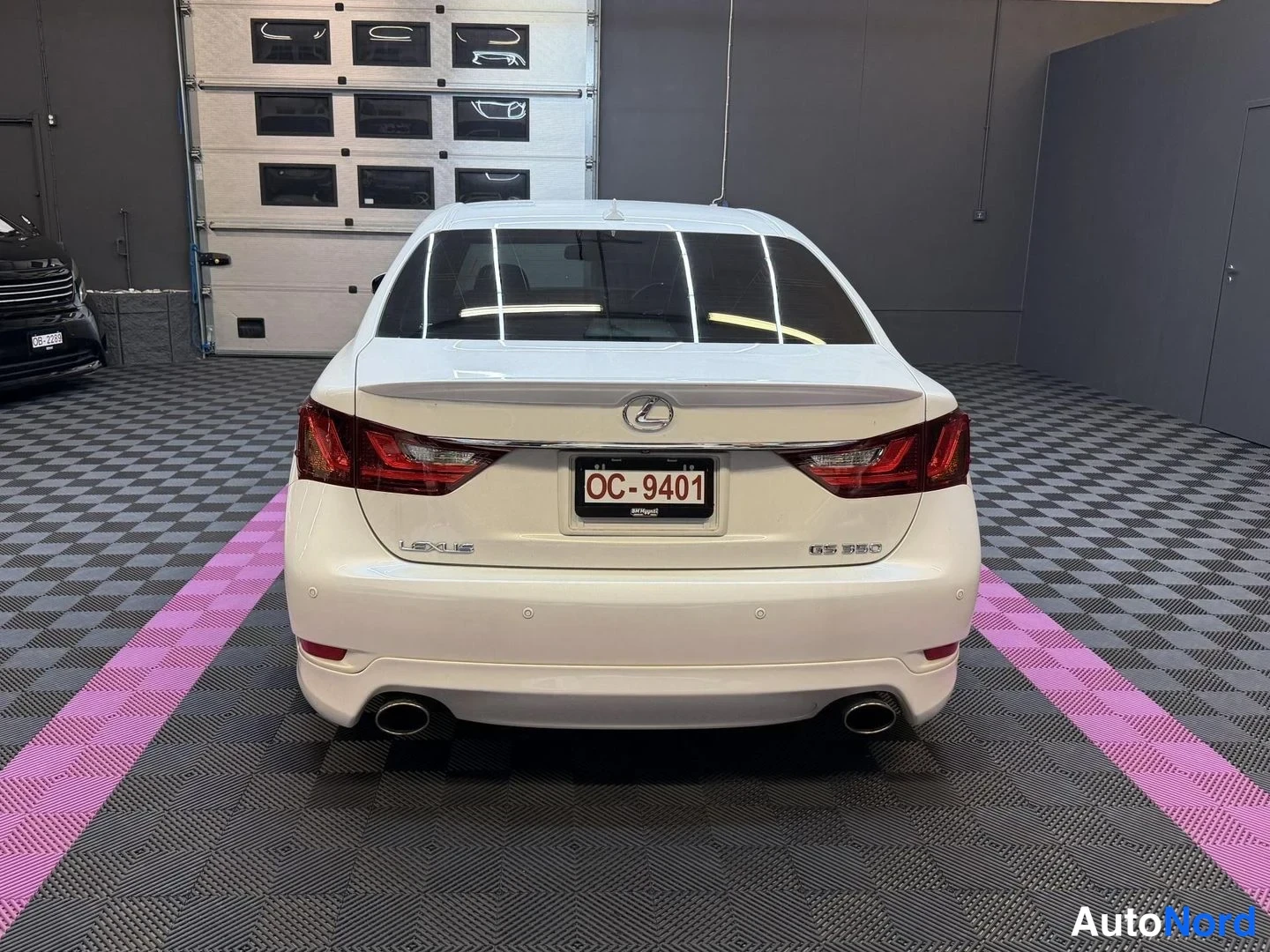 Vit Lexus GS 2012, bakifrån, bild 8