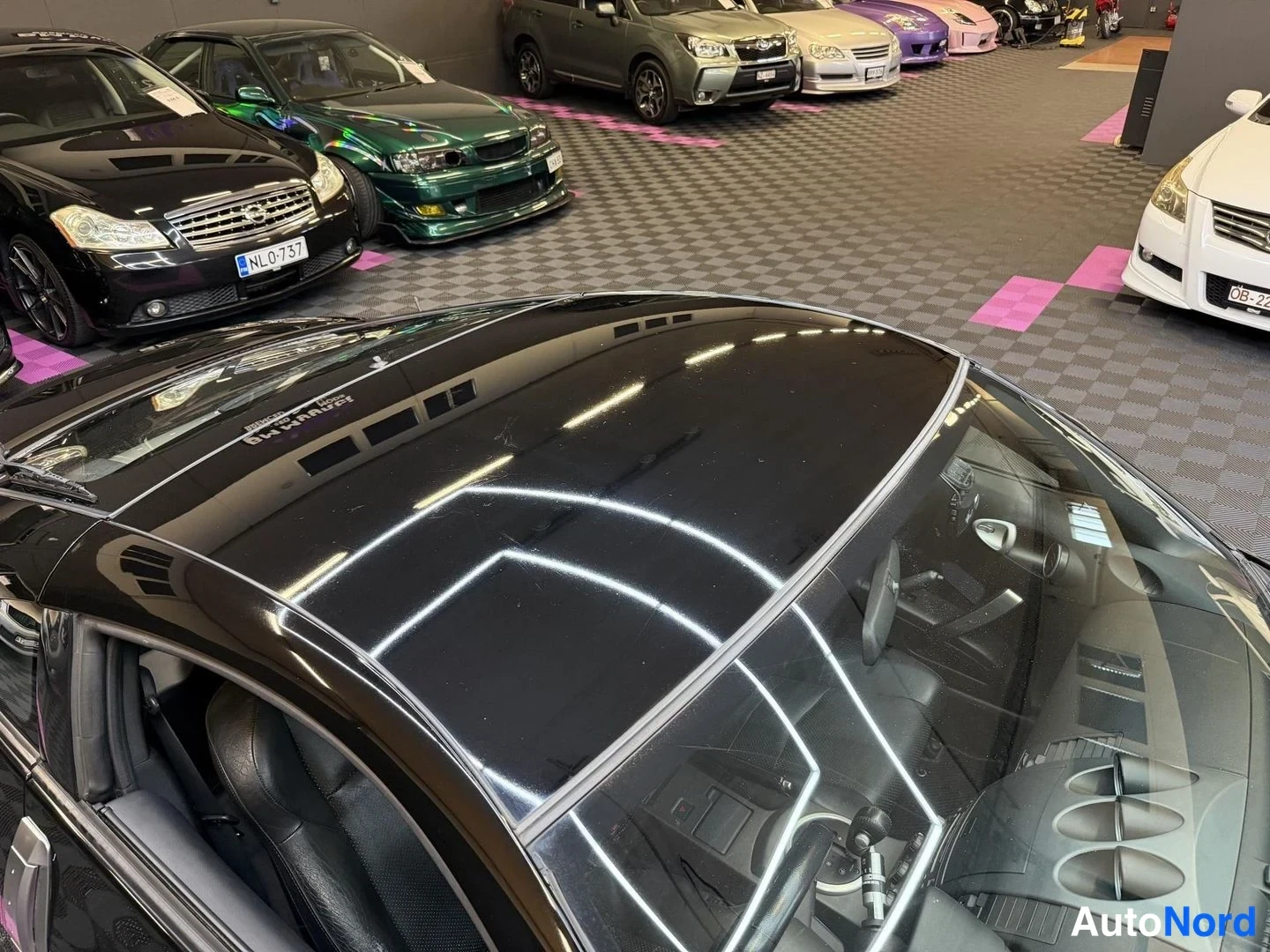 Svart Nissan 350Z 2003, detalj, bild 22