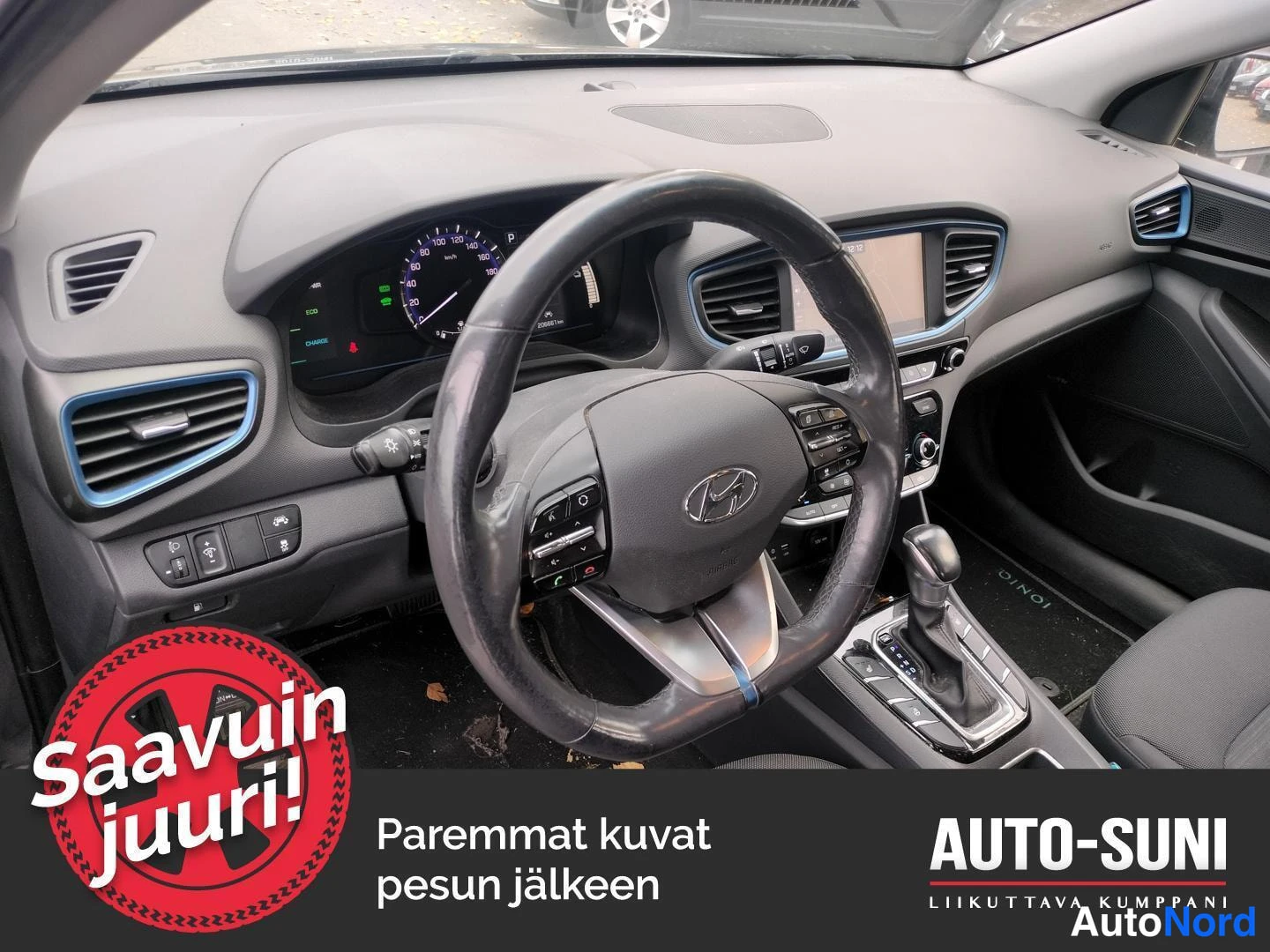 Harmaa Hyundai Ioniq 2017, ohjaamo, kuva 5