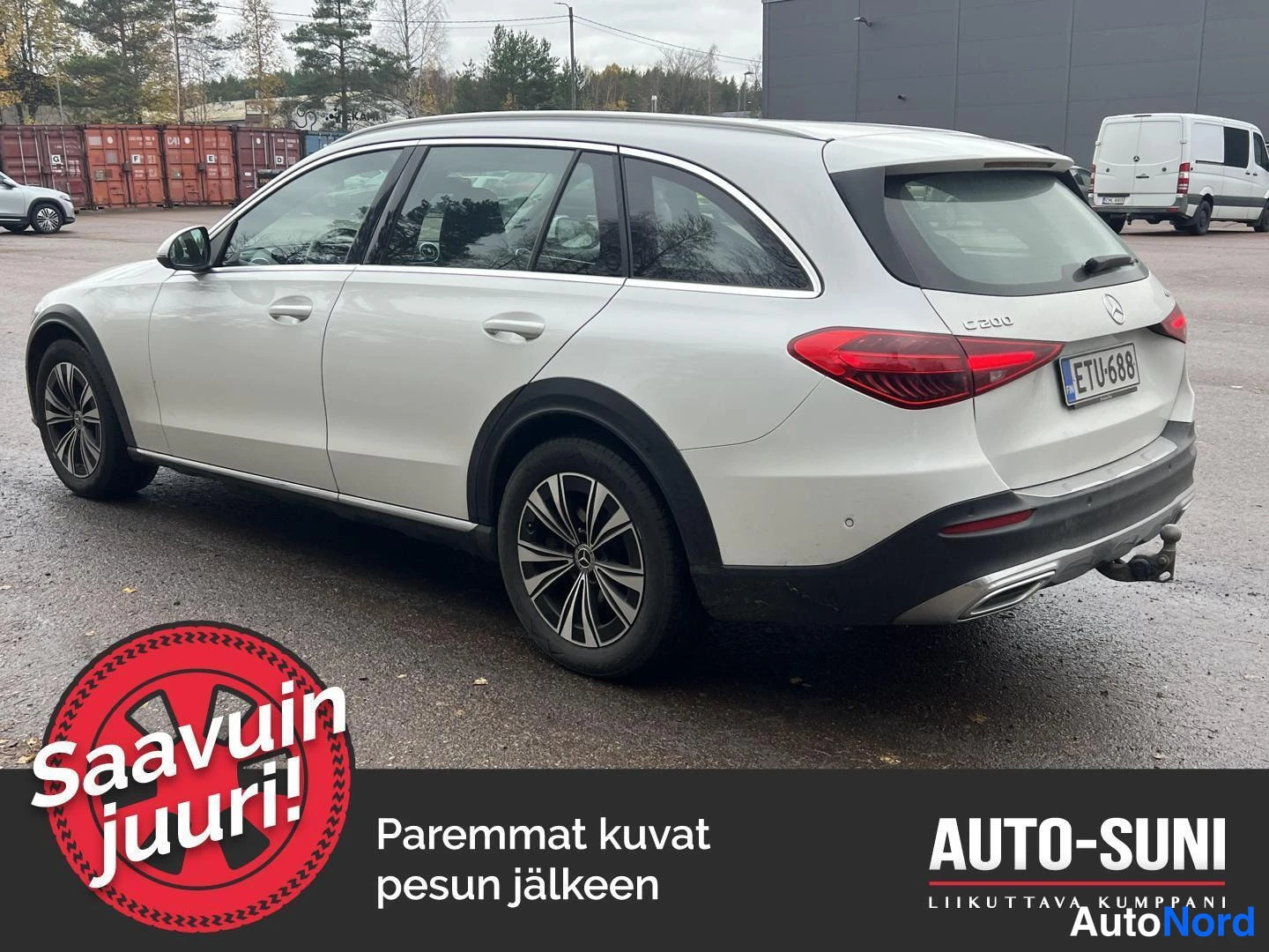 Vit Mercedes-Benz C 2022, bild 3