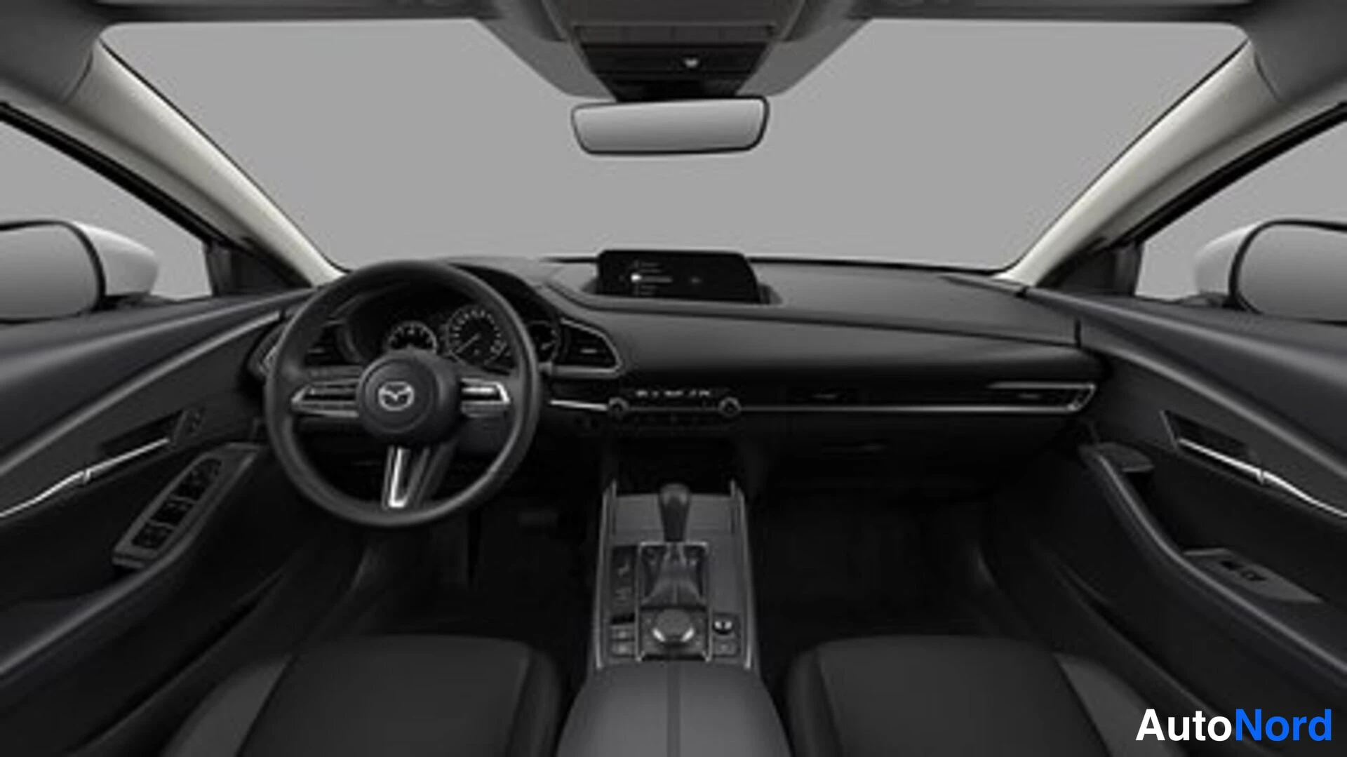 Valkoinen Mazda CX-30 2026, ohjaamo, kuva 3
