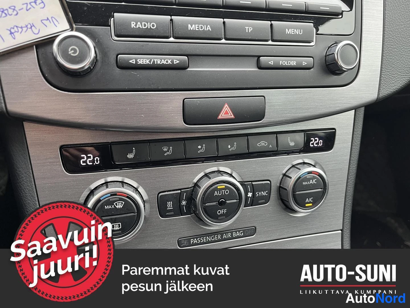 Harmaa Volkswagen Passat 2014, yksityiskohta, kuva 7