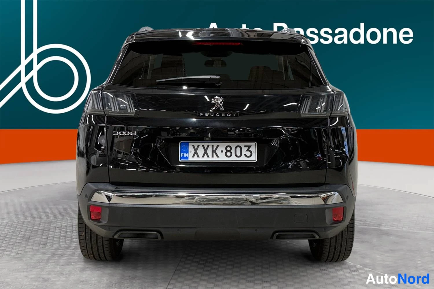 Musta Peugeot 3008 2021, takaa, kuva 7