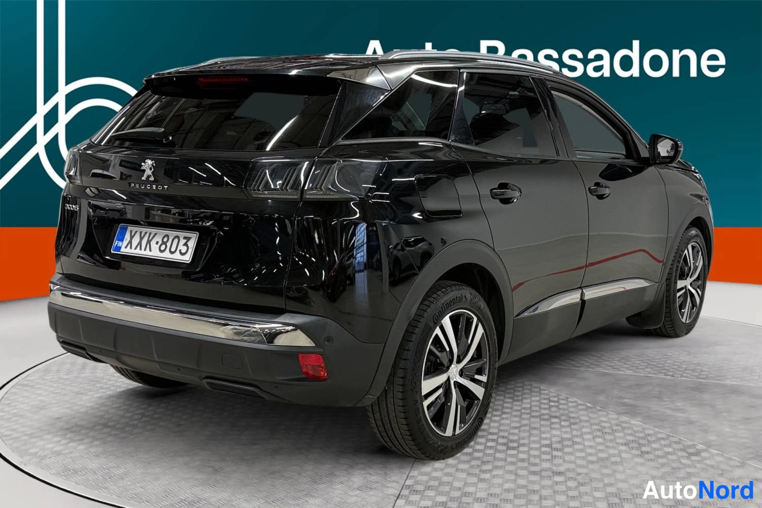 Musta Peugeot 3008 2021, takaviisto, kuva 6