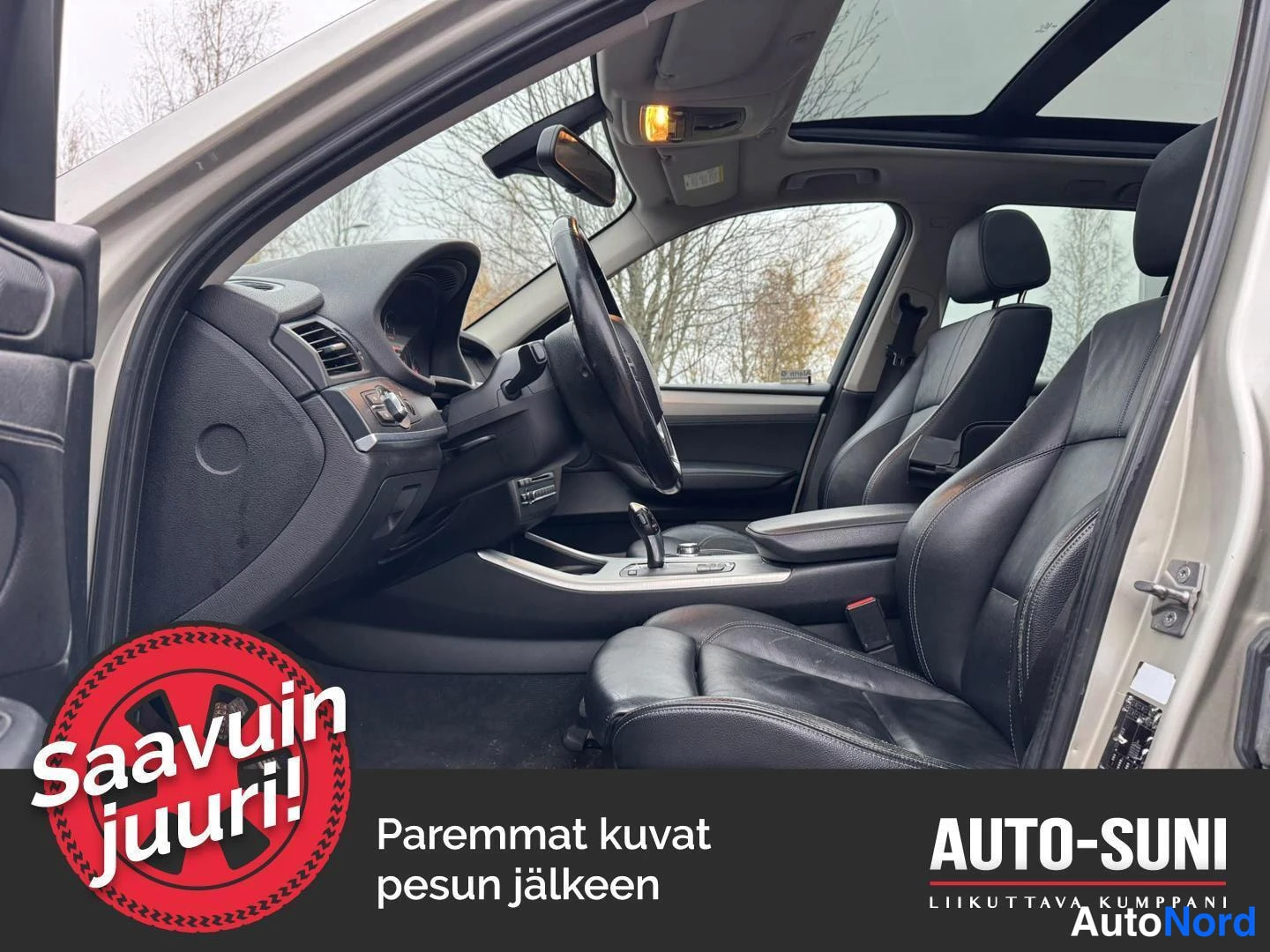 Beige BMW X3 2012, etuistuimet, kuva 6