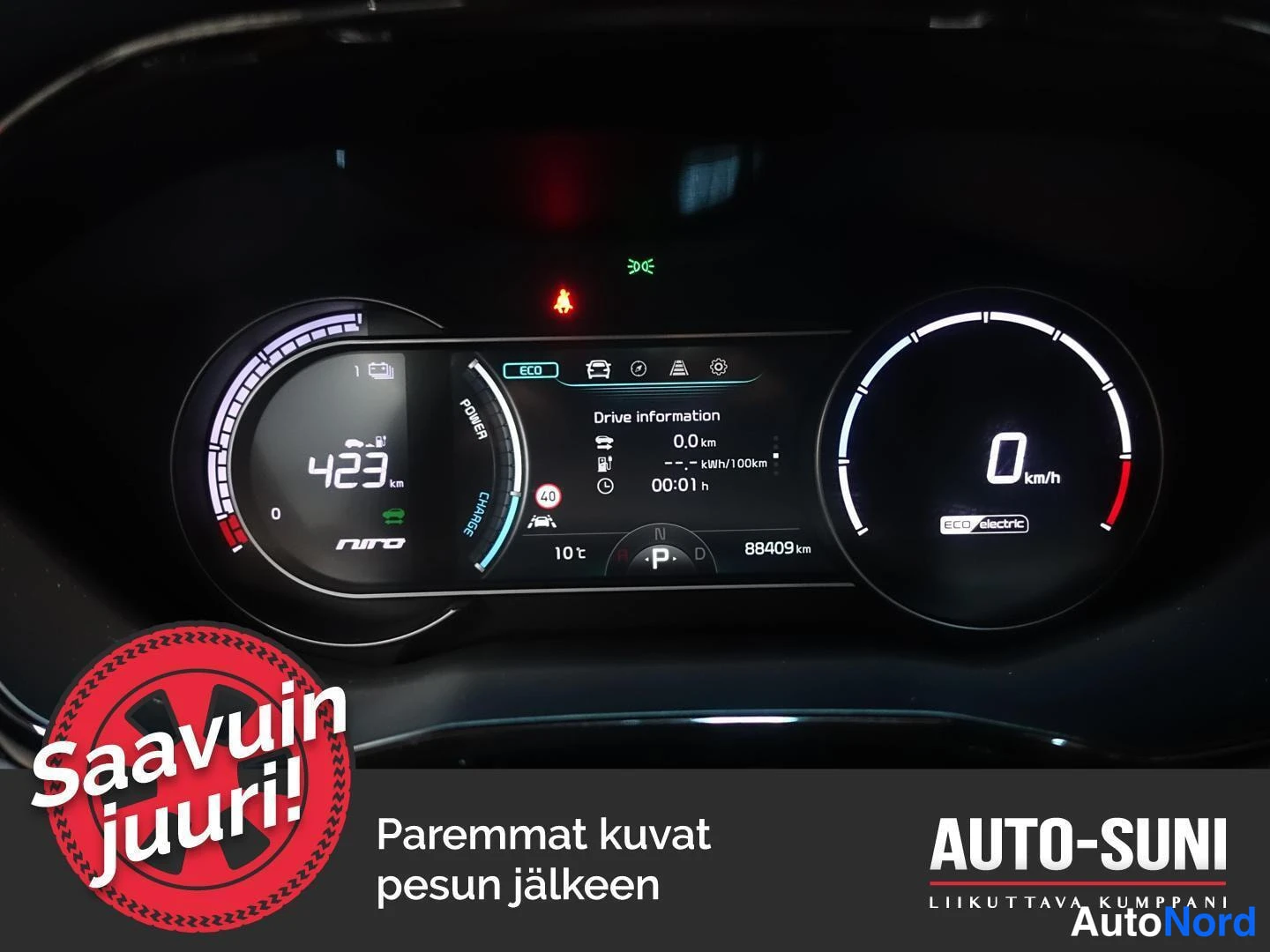 Svart Kia Niro 2021, detalj, bild 7