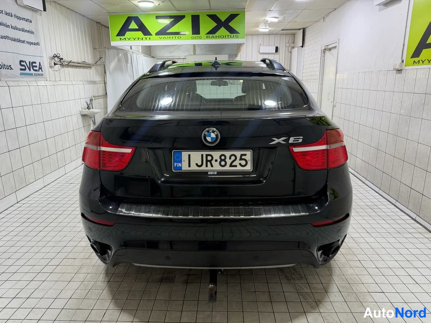 Musta BMW X6 xDrive30d 2011, takaa, kuva 13