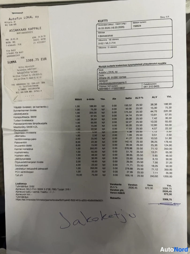 Musta BMW 316i 2013, kuva 32