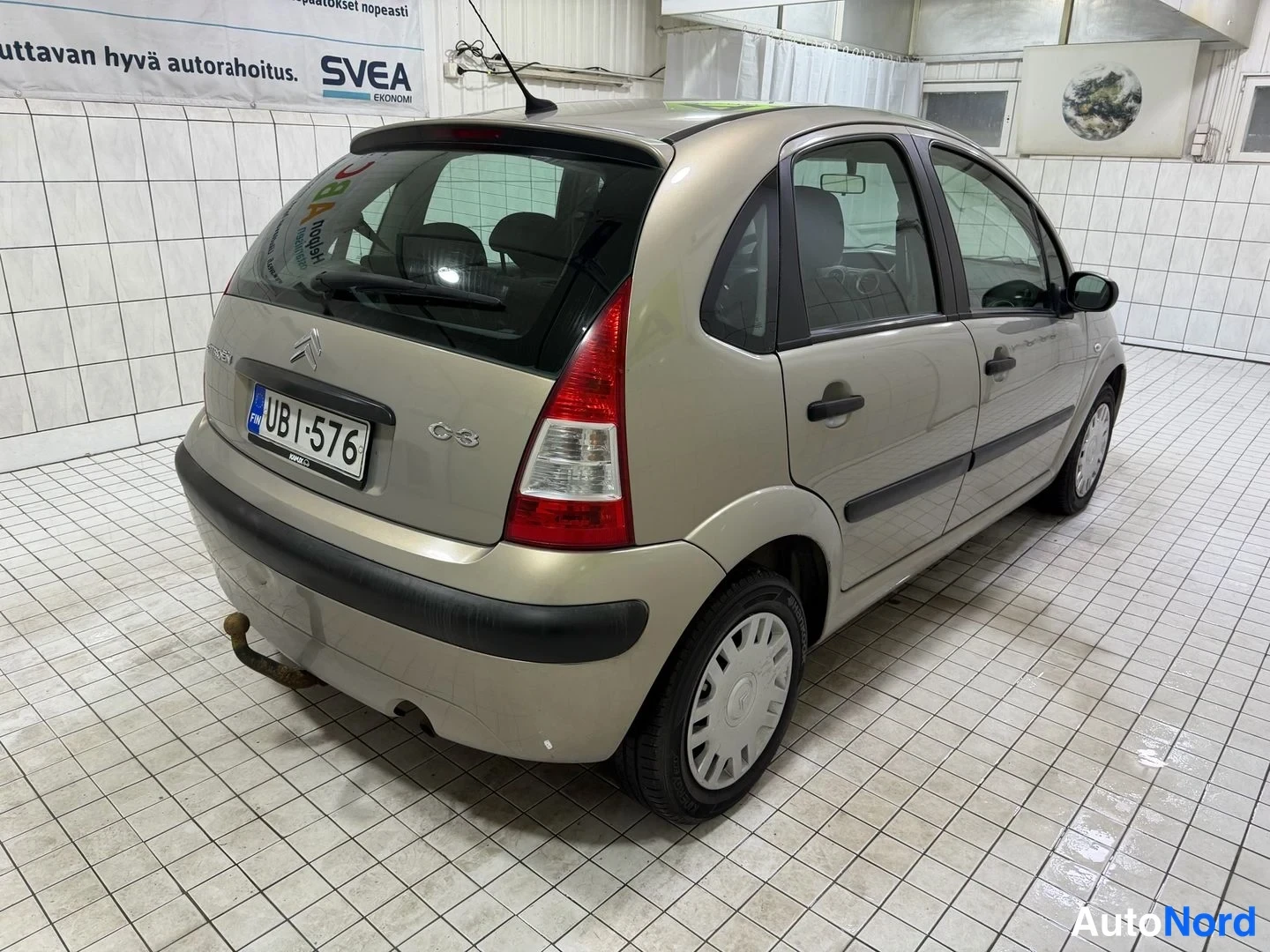 Beige Citroen C3 2009, rear three-quarter, photo 8
