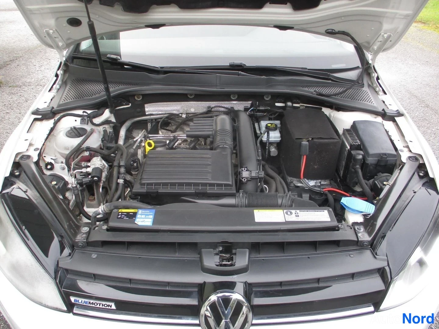 Valkoinen Volkswagen Golf Variant 2016, moottoritila, kuva 18