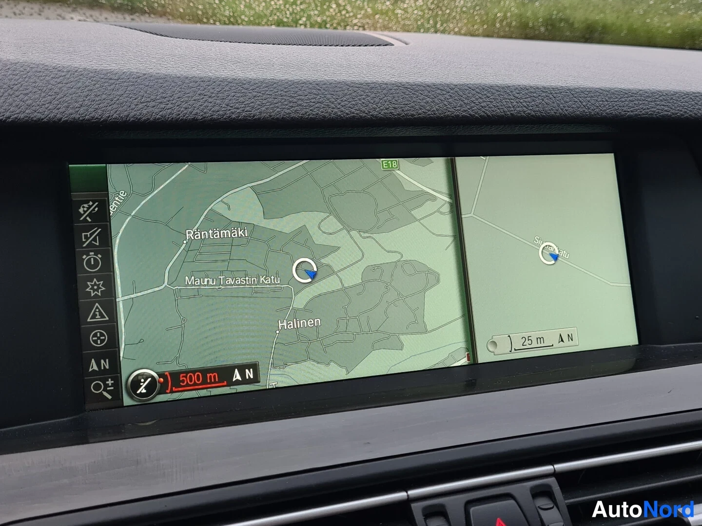 Ruskea BMW 525d 2010, yksityiskohta, kuva 19