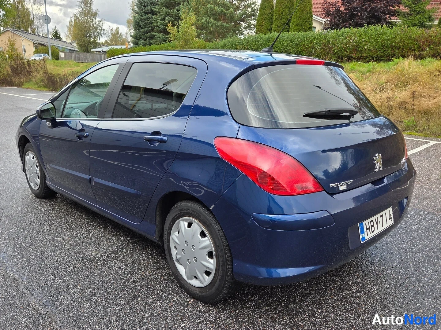 Sininen Peugeot 308 2009, takaviisto, kuva 5