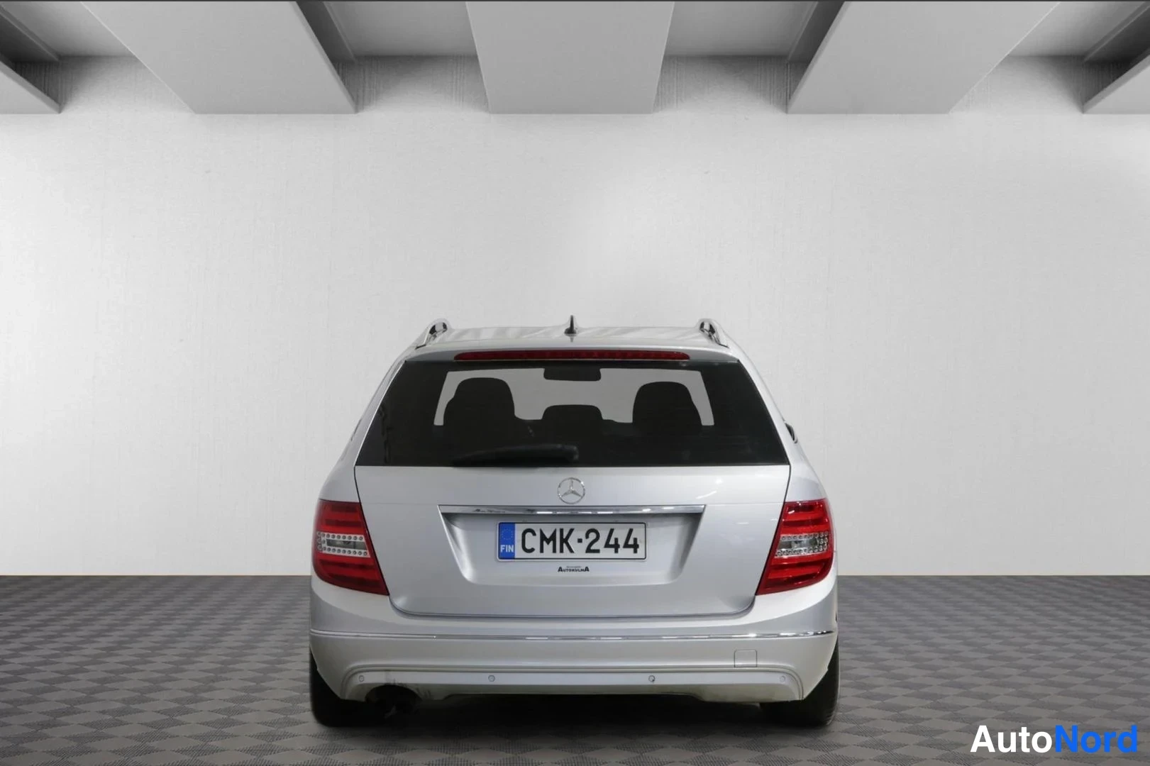 Harmaa Mercedes-Benz C 200 CDI 2011, takaa, kuva 8